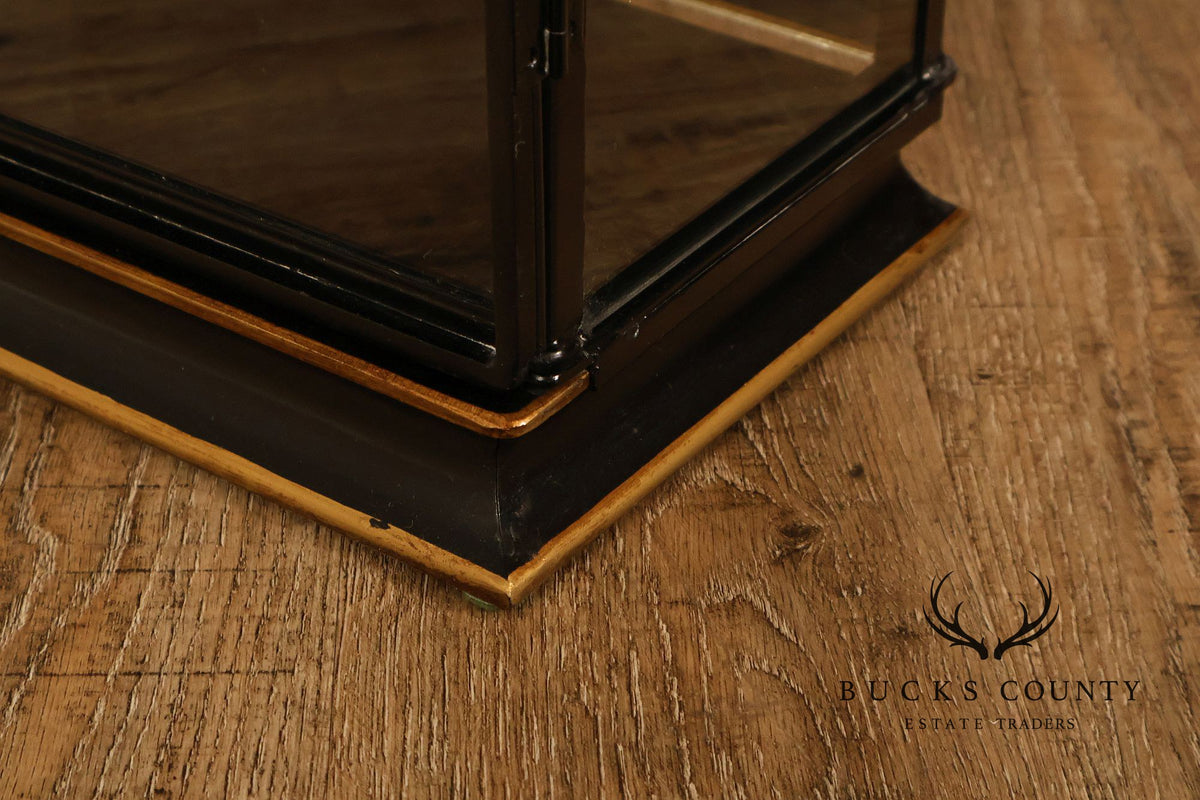 Chinoiserie Decorated Tole Display Case