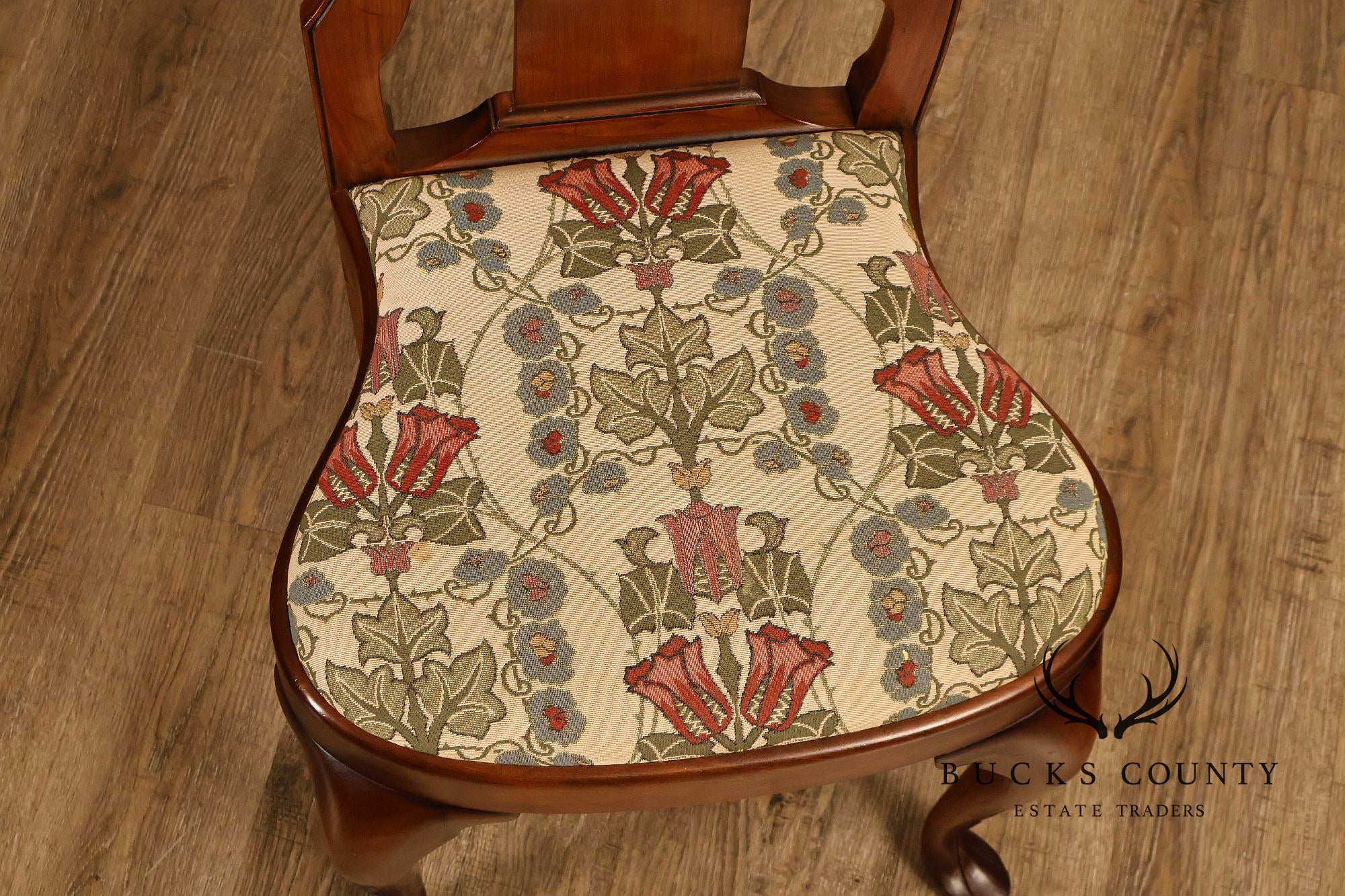 Saybolt Cleland Queen Anne Style Walnut Side Chair