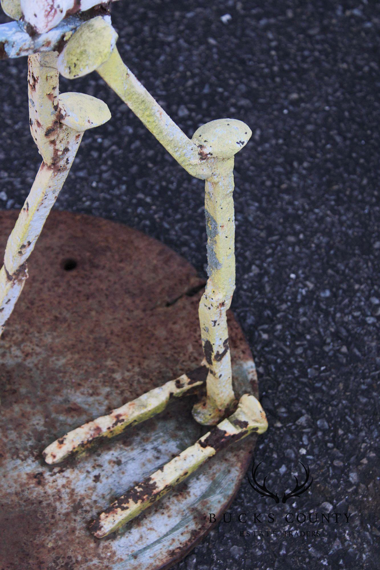 Industrial Metal Rooster Sculpture Garden Statue