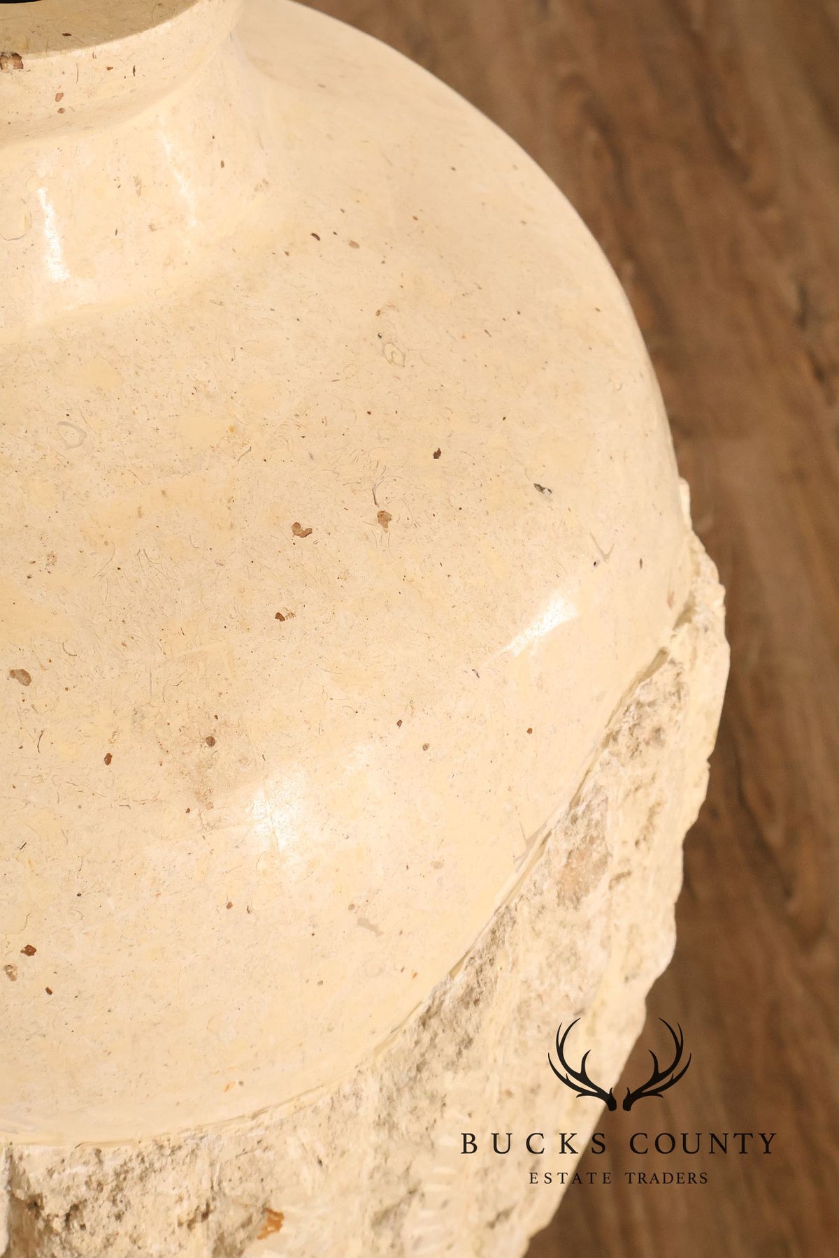 Pair Of Mactan Coral Limestone Tessellated Carved Stone Urns
