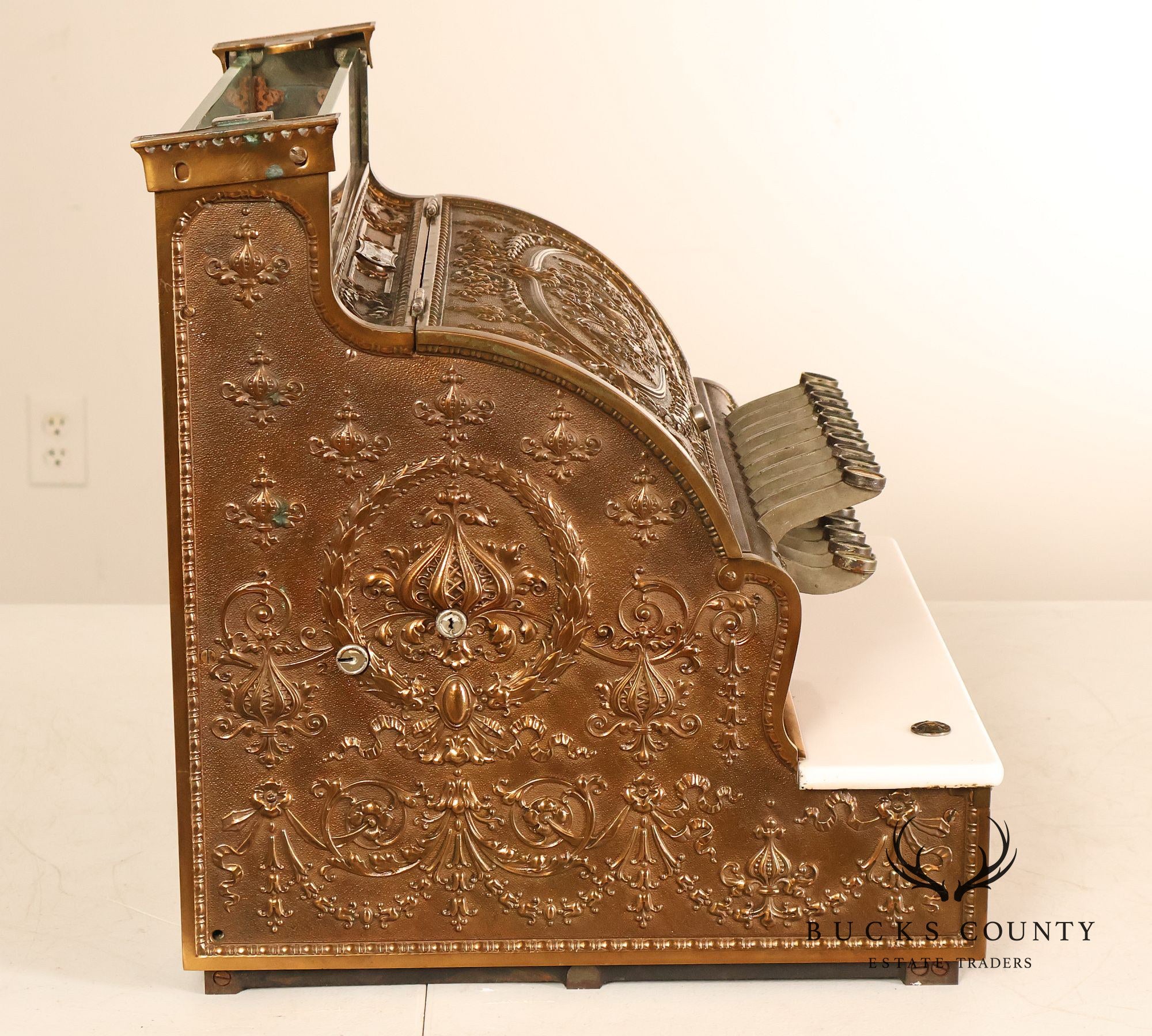 National Cash Register Model 333 Brass Cash Register