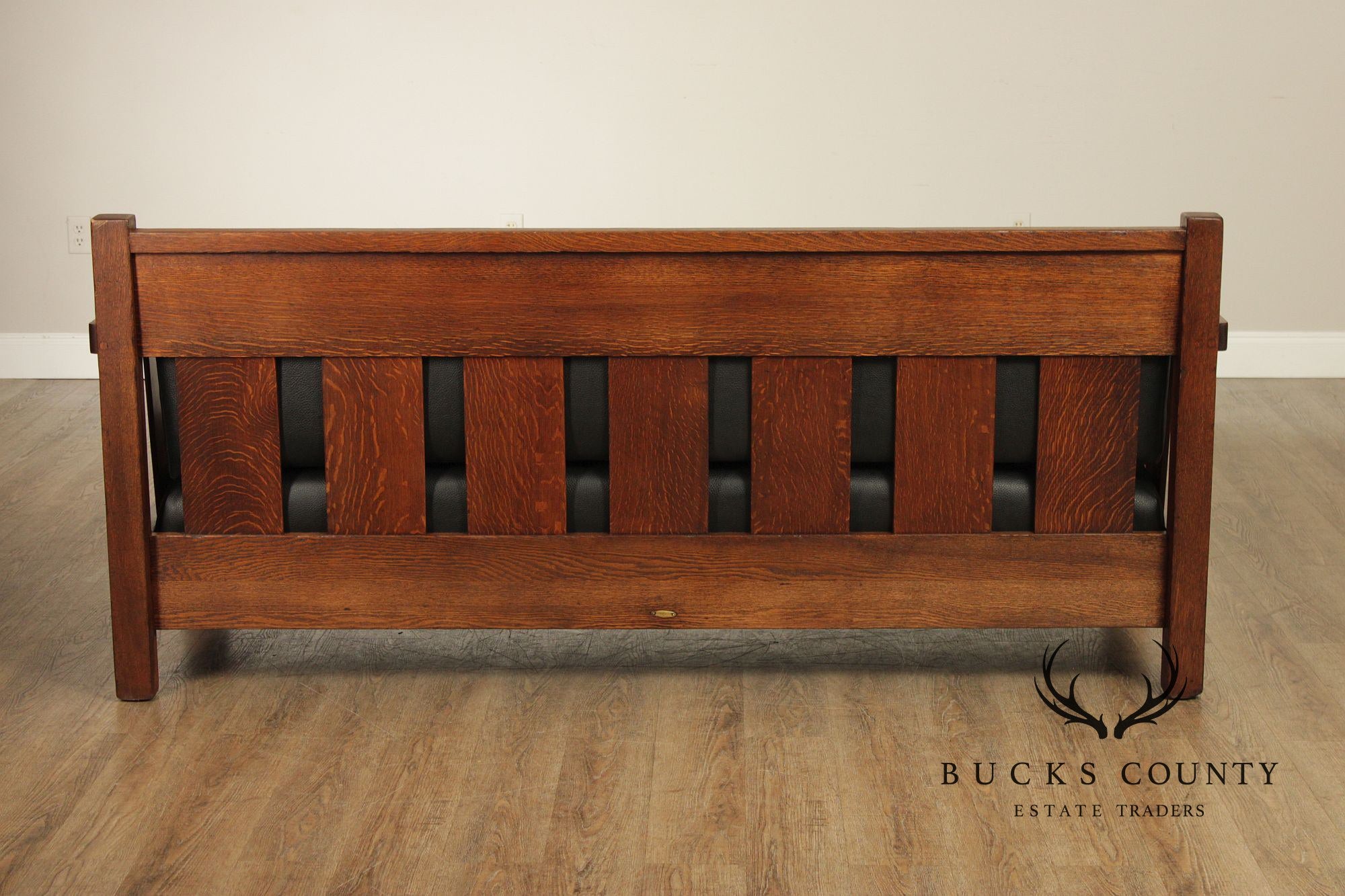 Lifetime Furniture Antique Mission Oak Sofa Settle