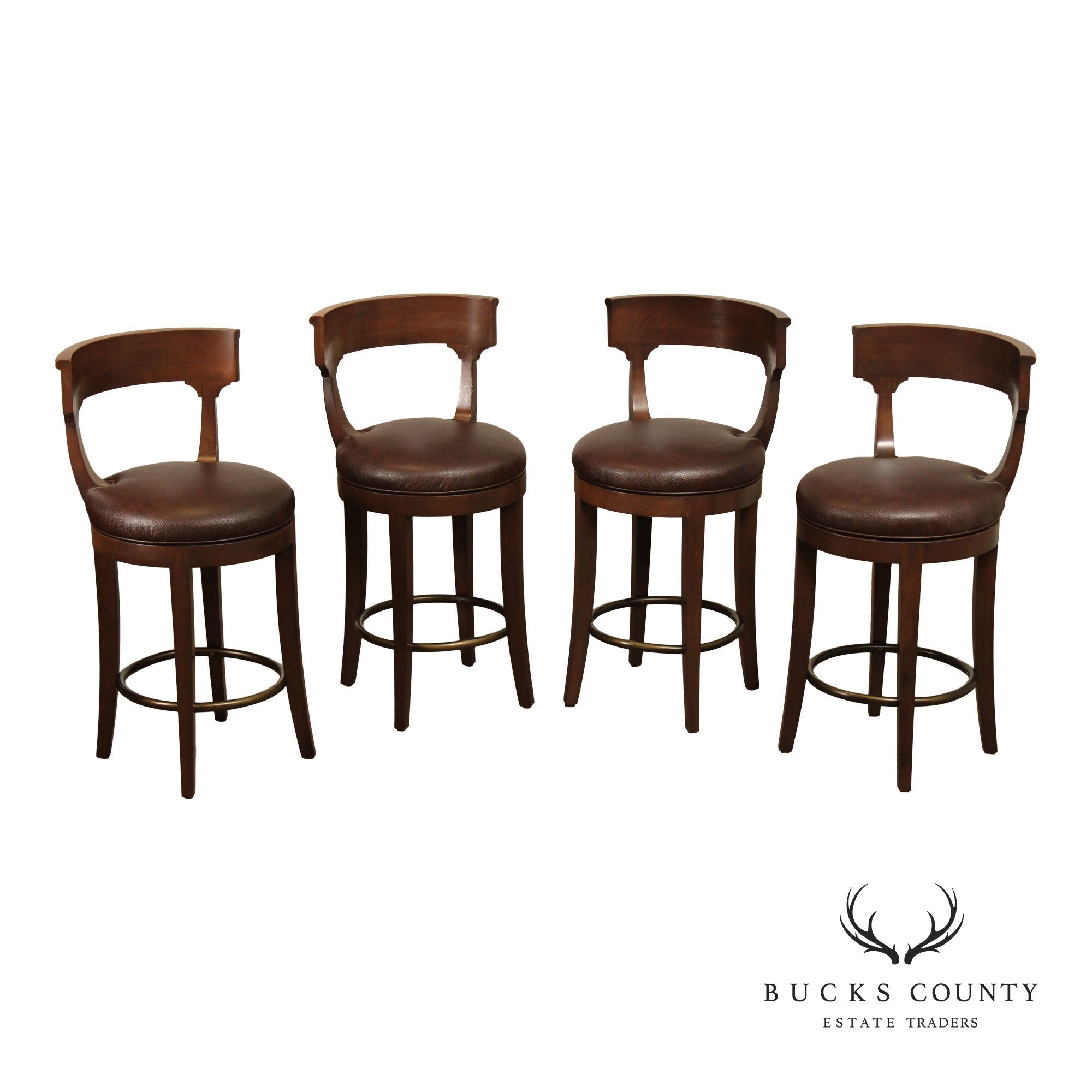 Vanguard Furniture Set of Four 'Miles' Counter Stools