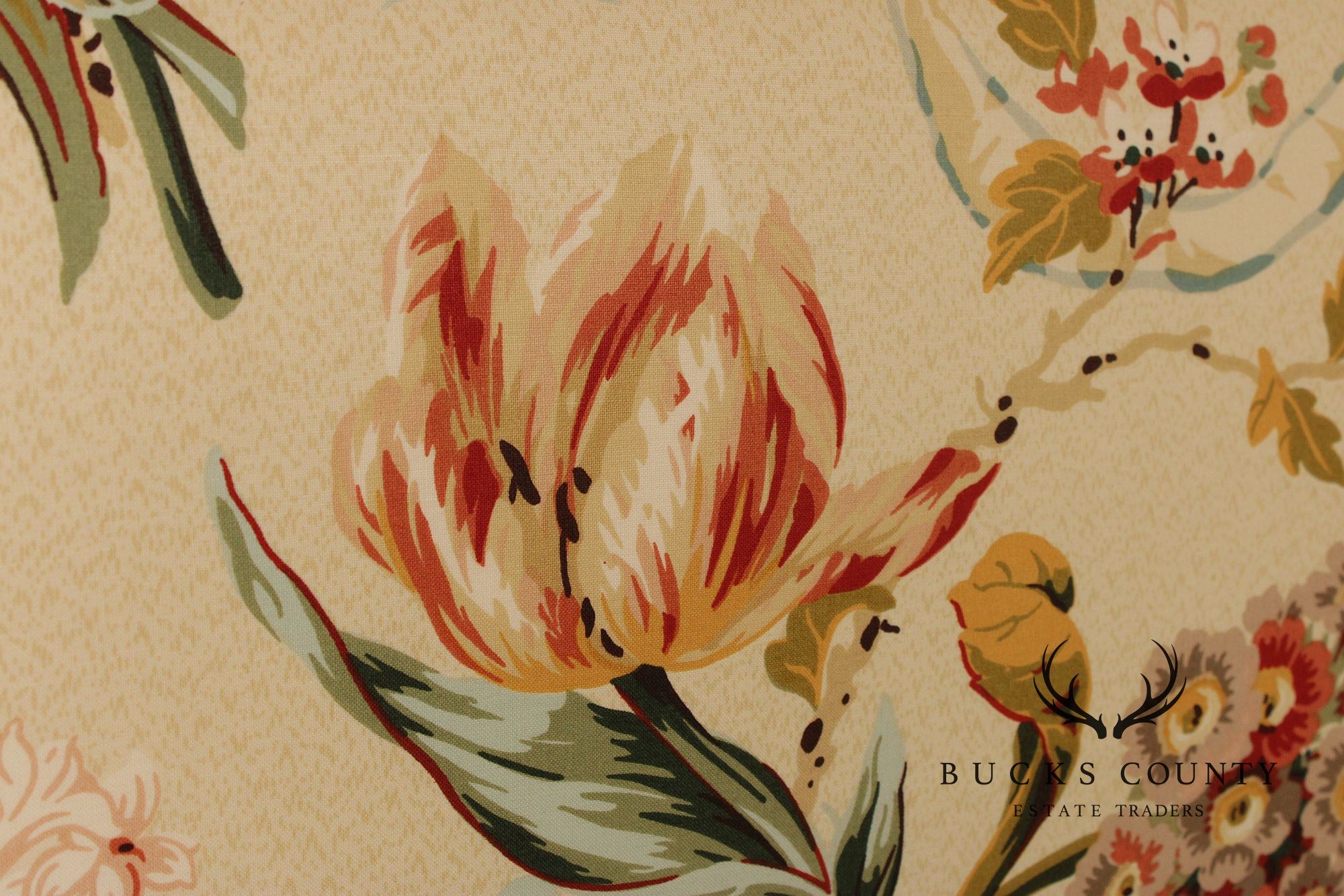 French Louis XVI Style Upholstered King Headboard