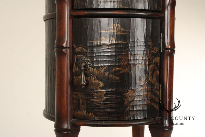 Ethan Allen Chinoiserie Decorated Side Table