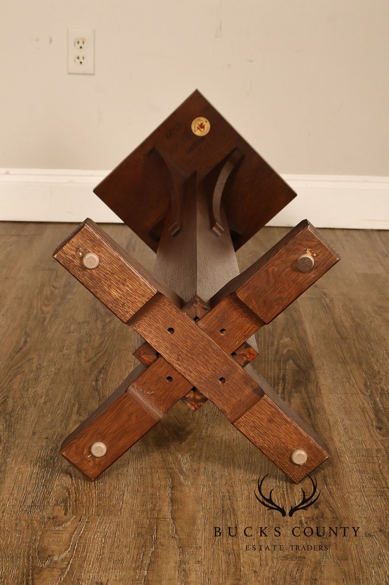 Stickley Mission Collection Oak Pedestal