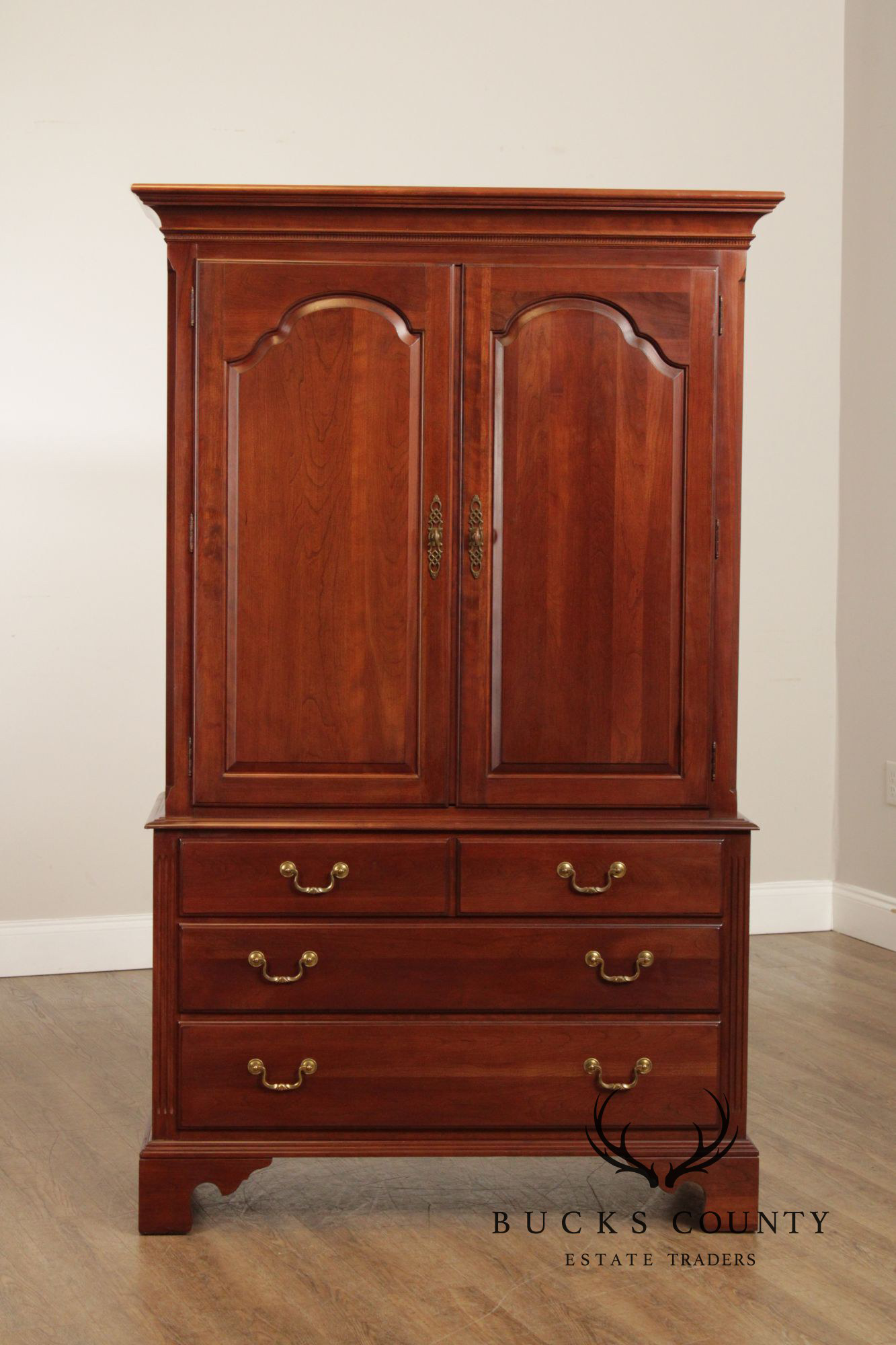 Ethan Allen 'Georgian Court' Cherry Armoire