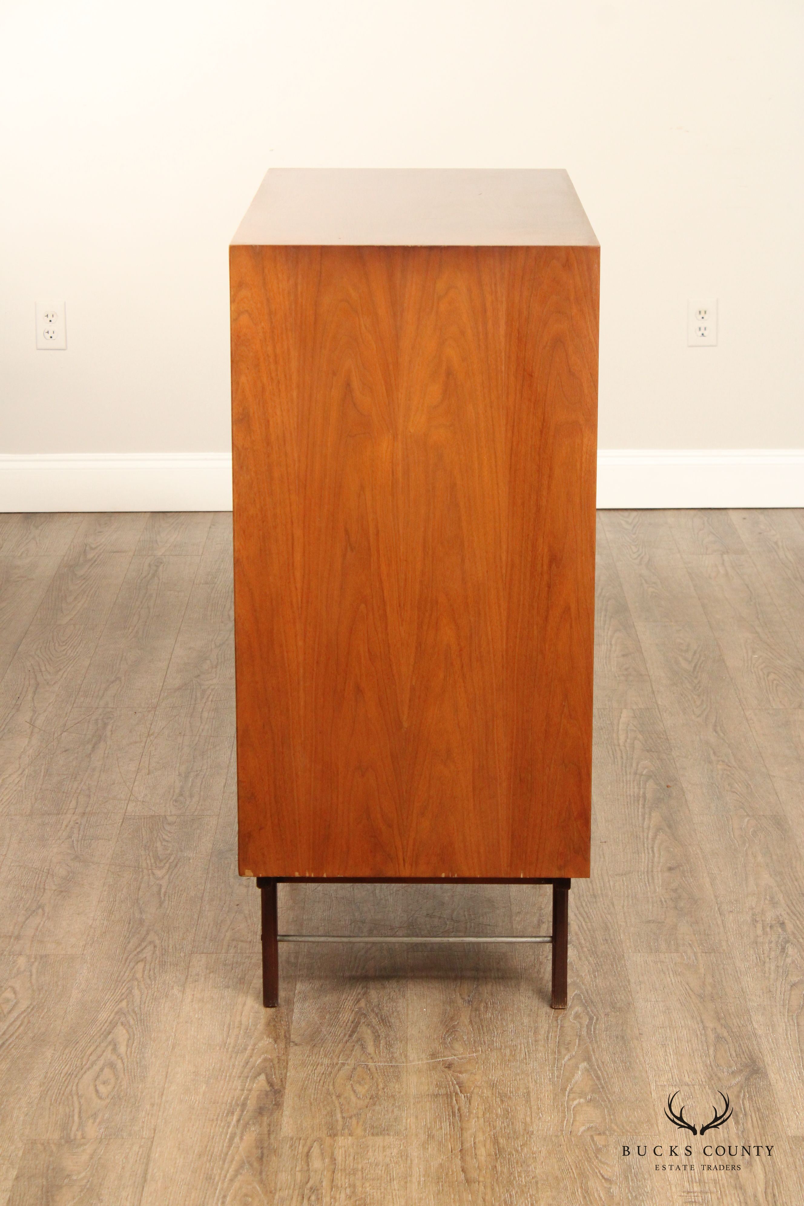 Glenn of California Mid Century Modern Walnut Tall Chest