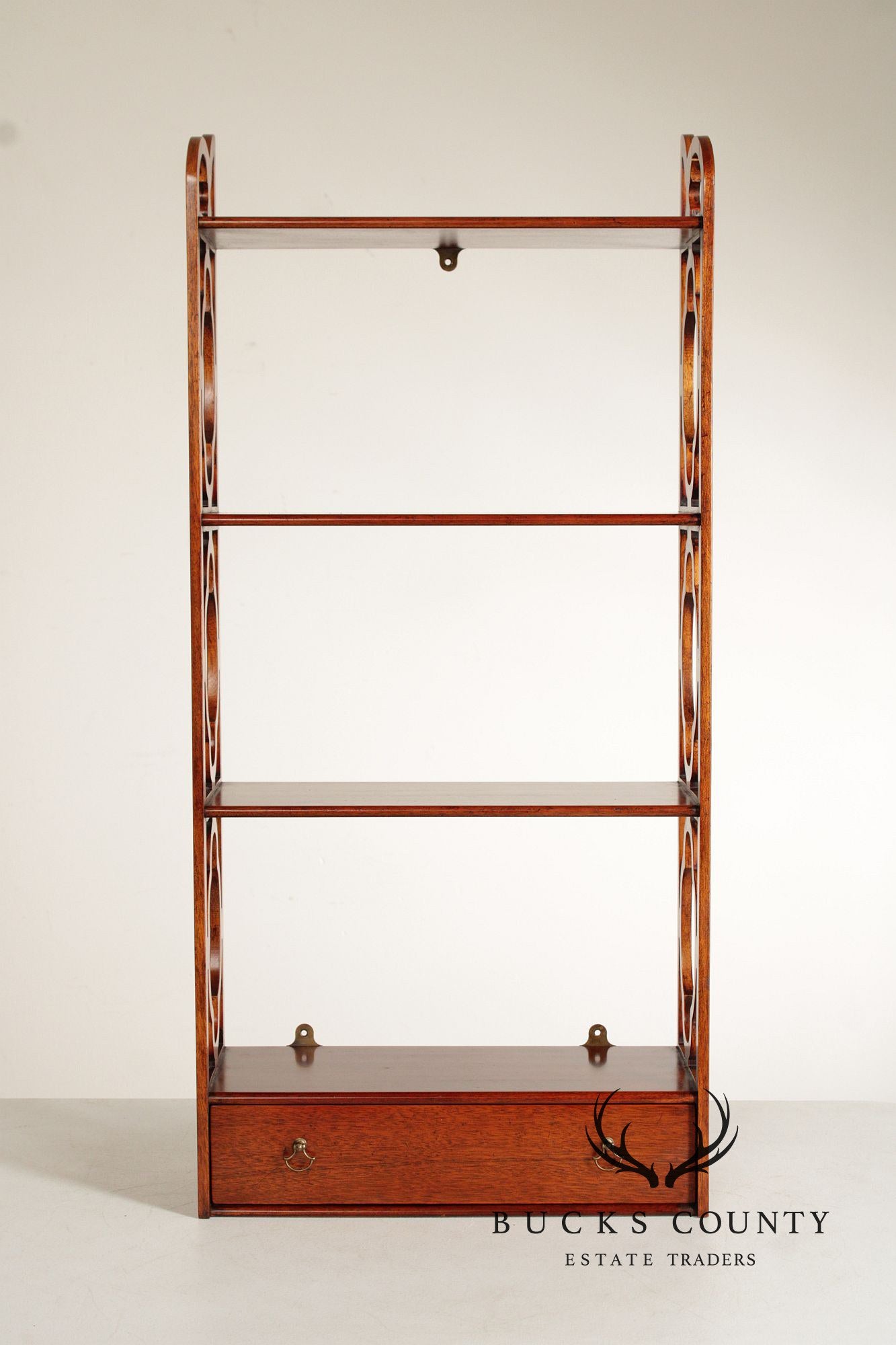 Georgian Style Mahogany Wall-Hanging Etagere