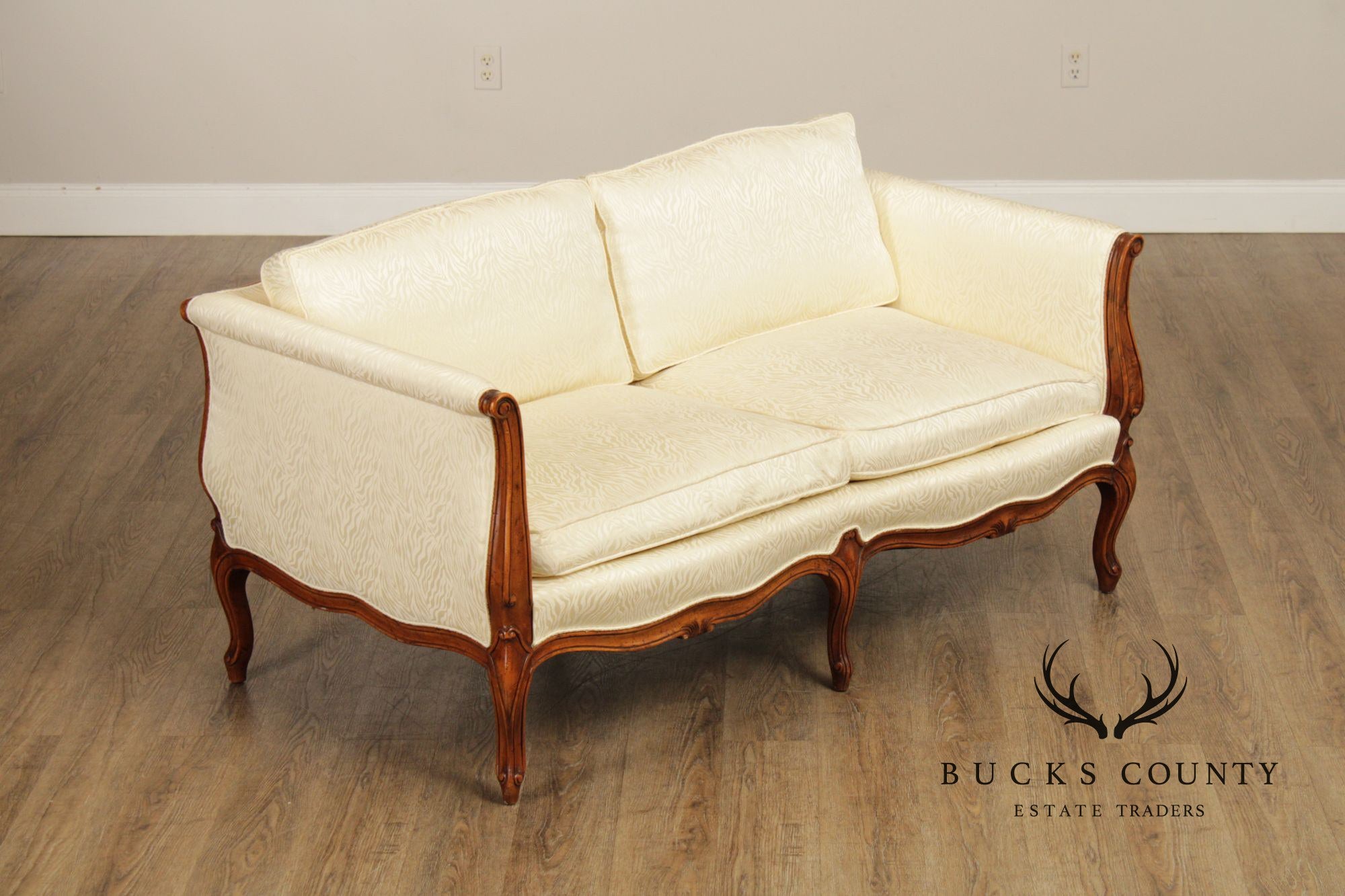 French Louis XV Style Carved Loveseat