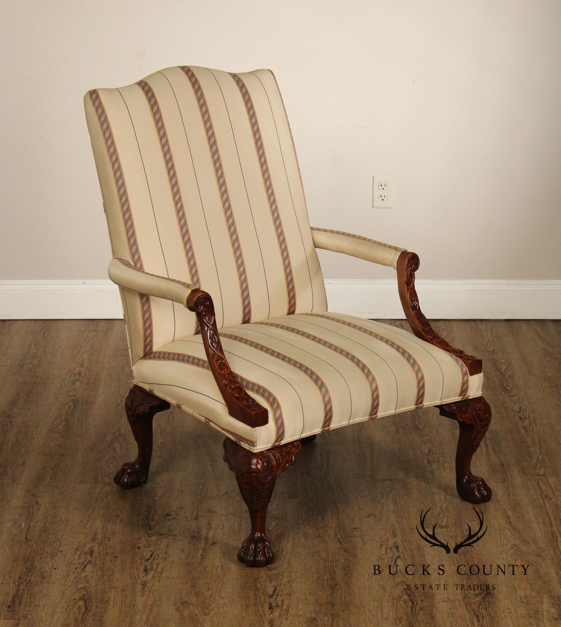 Henredon Historic Natchez Collection Mahogany Armchair