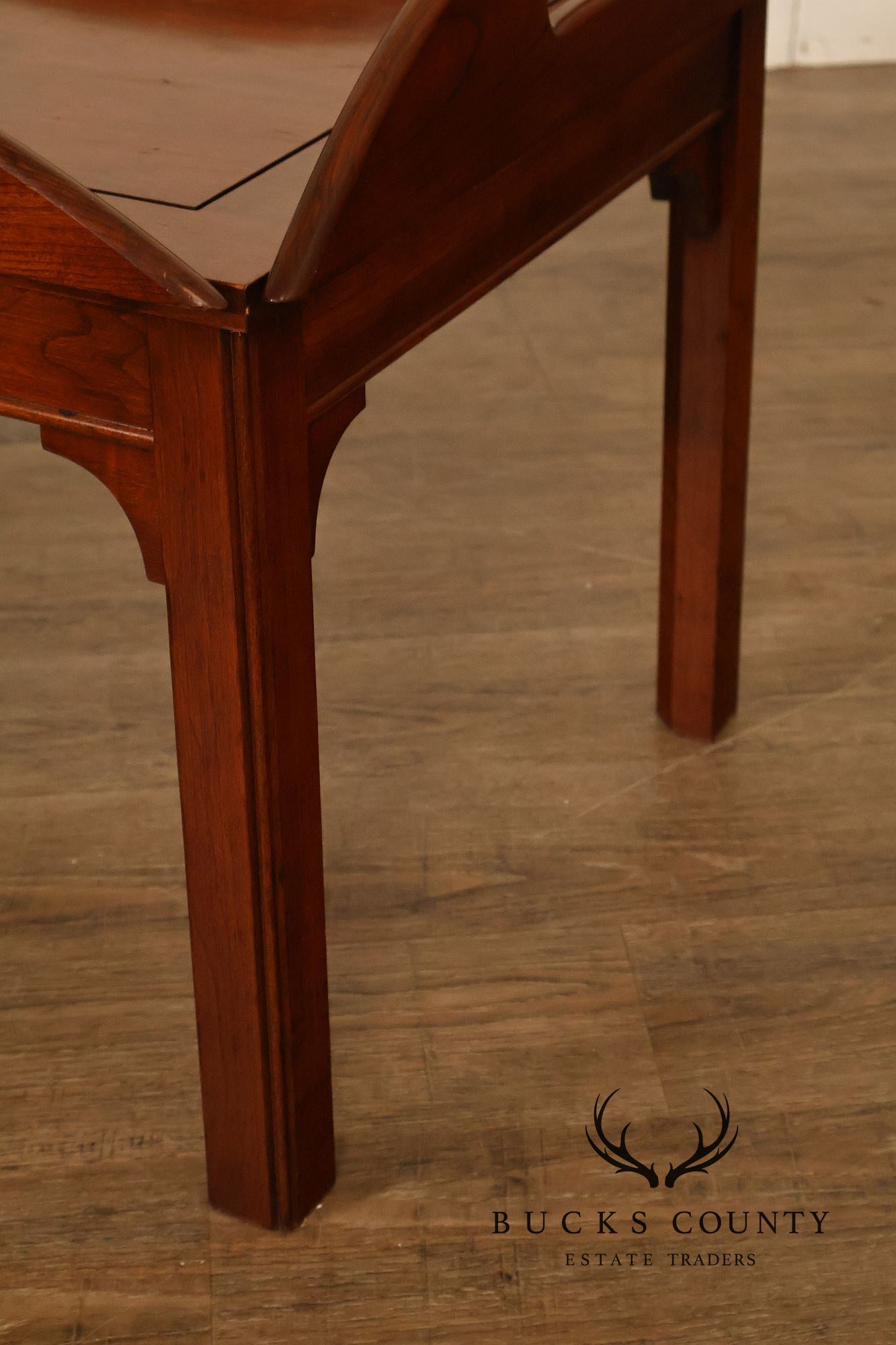 Chippendale Style Cherry Butler's Tray Coffee Table