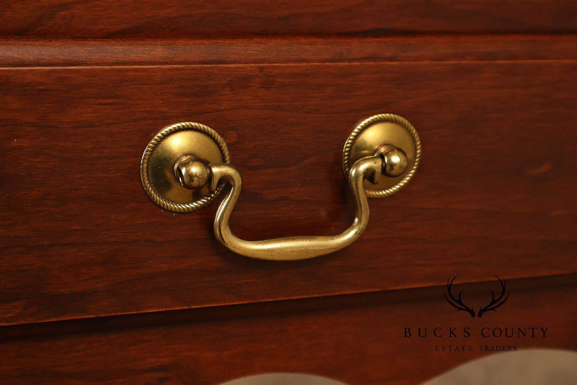 Chippendale Style Narrow One Drawer Small Console Table