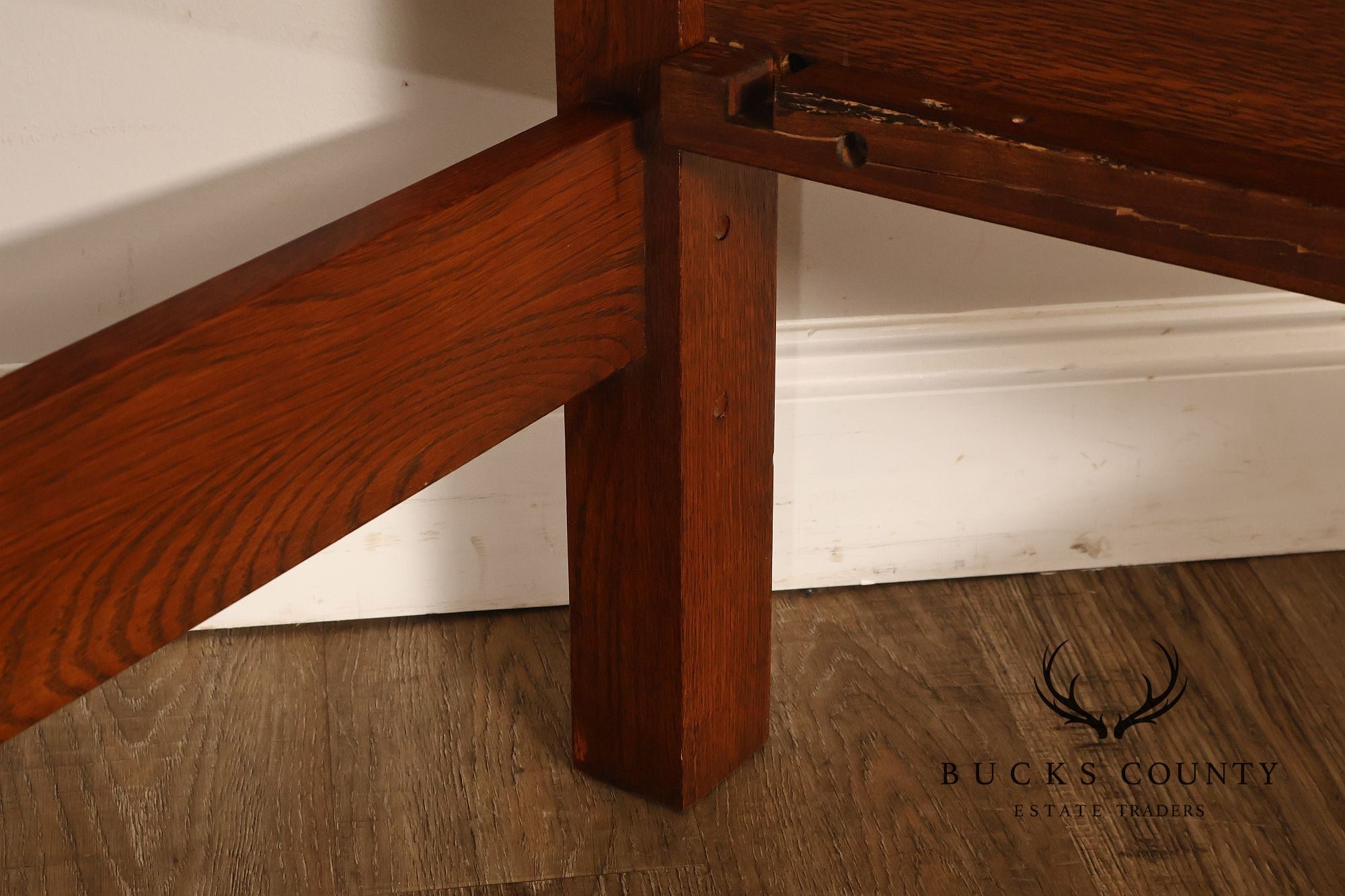 Stickley Antiquities Collection Mission Oak Twin Bed