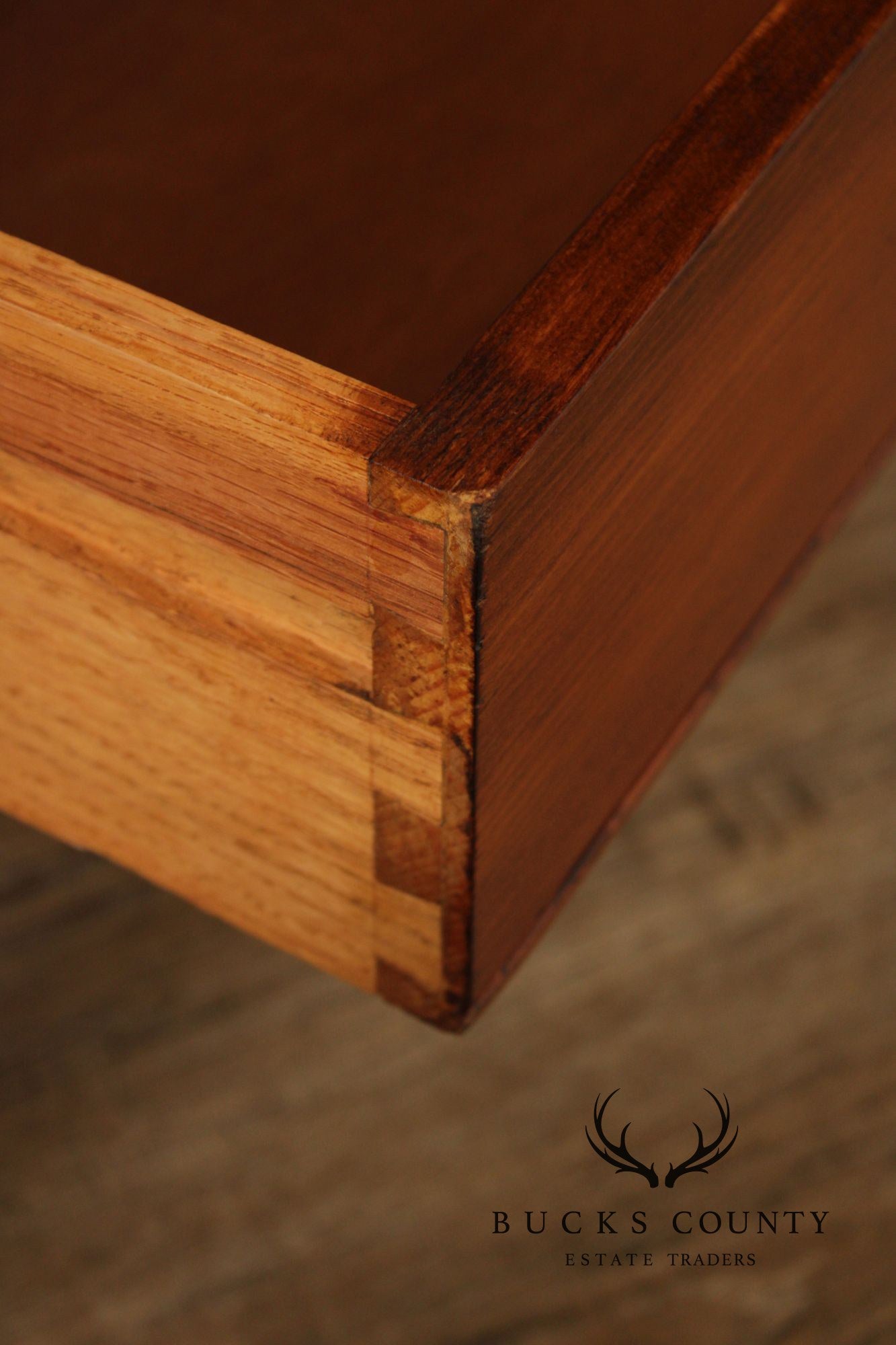 Rustic Mission Style Coffee Table With Drawer