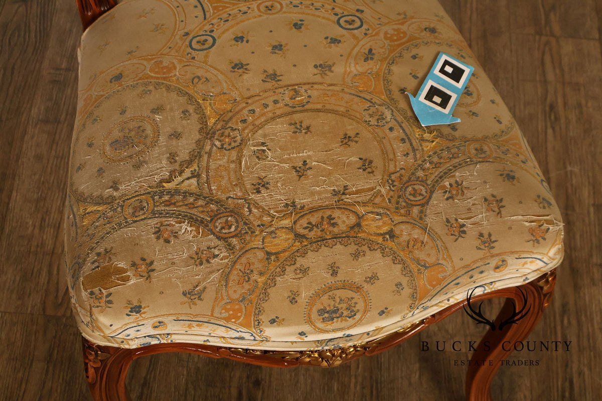French Louis XV Style Set of Six Dining Chairs