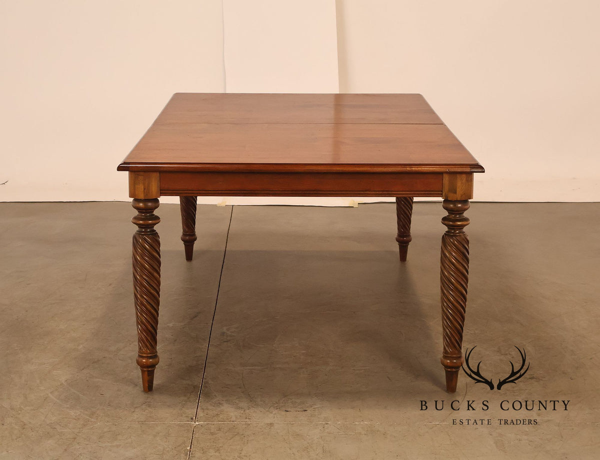 Ethan Allen British Classics Maple And Birch Dining Table
