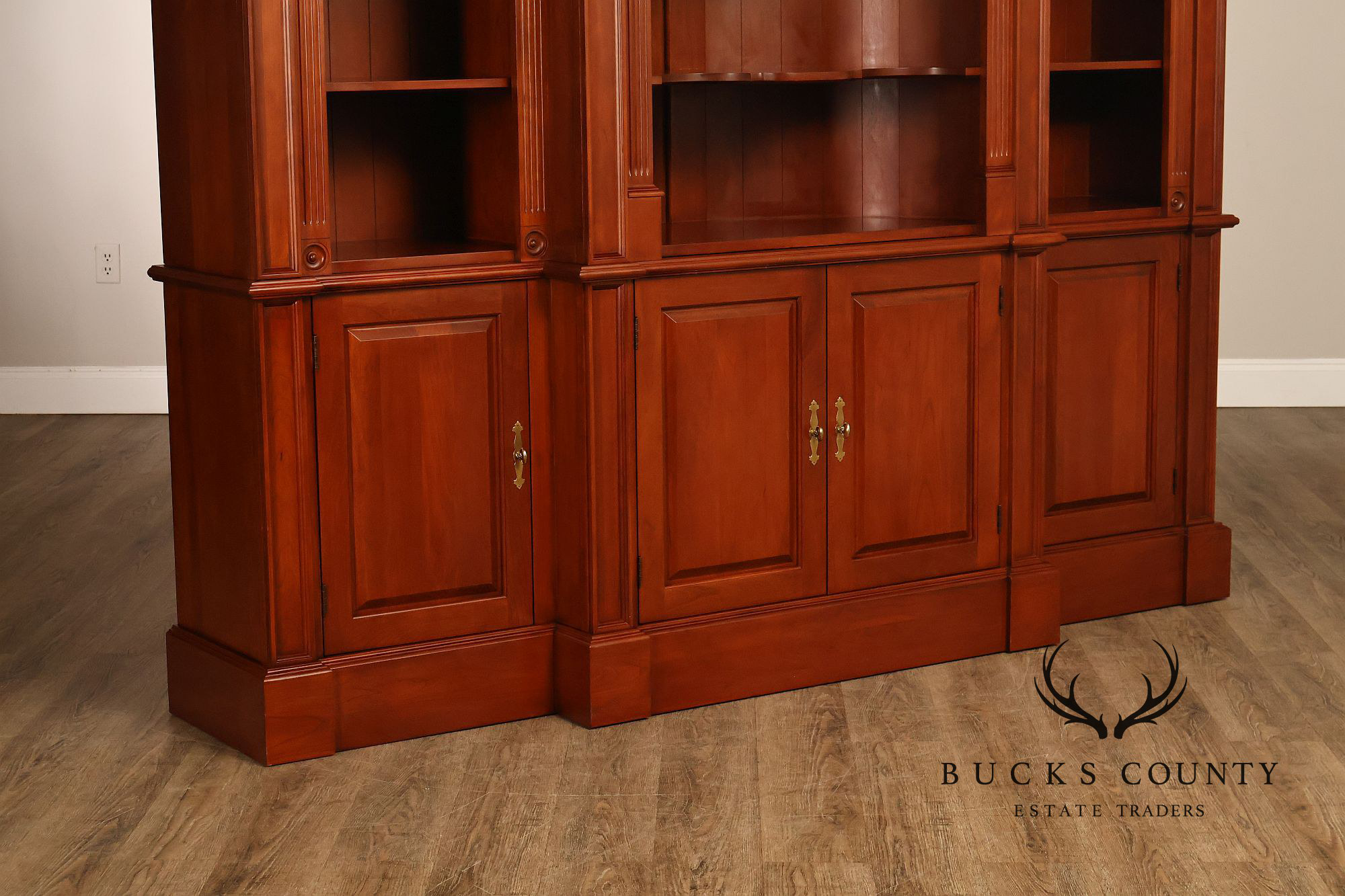 Harden Chippendale Style Cherry Library Bookcase