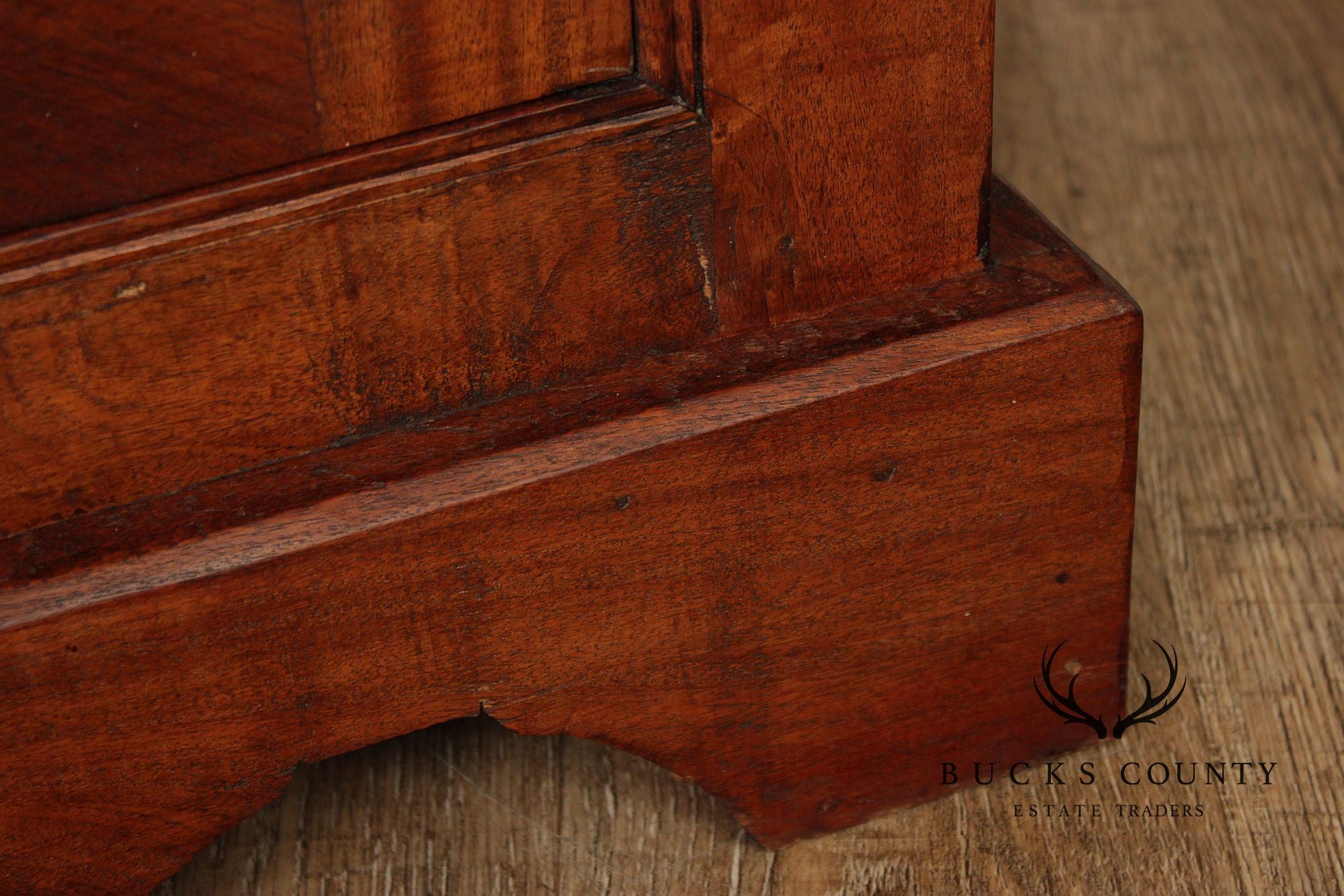 Rustic European Style Tall Narrow Single Door Cabinet