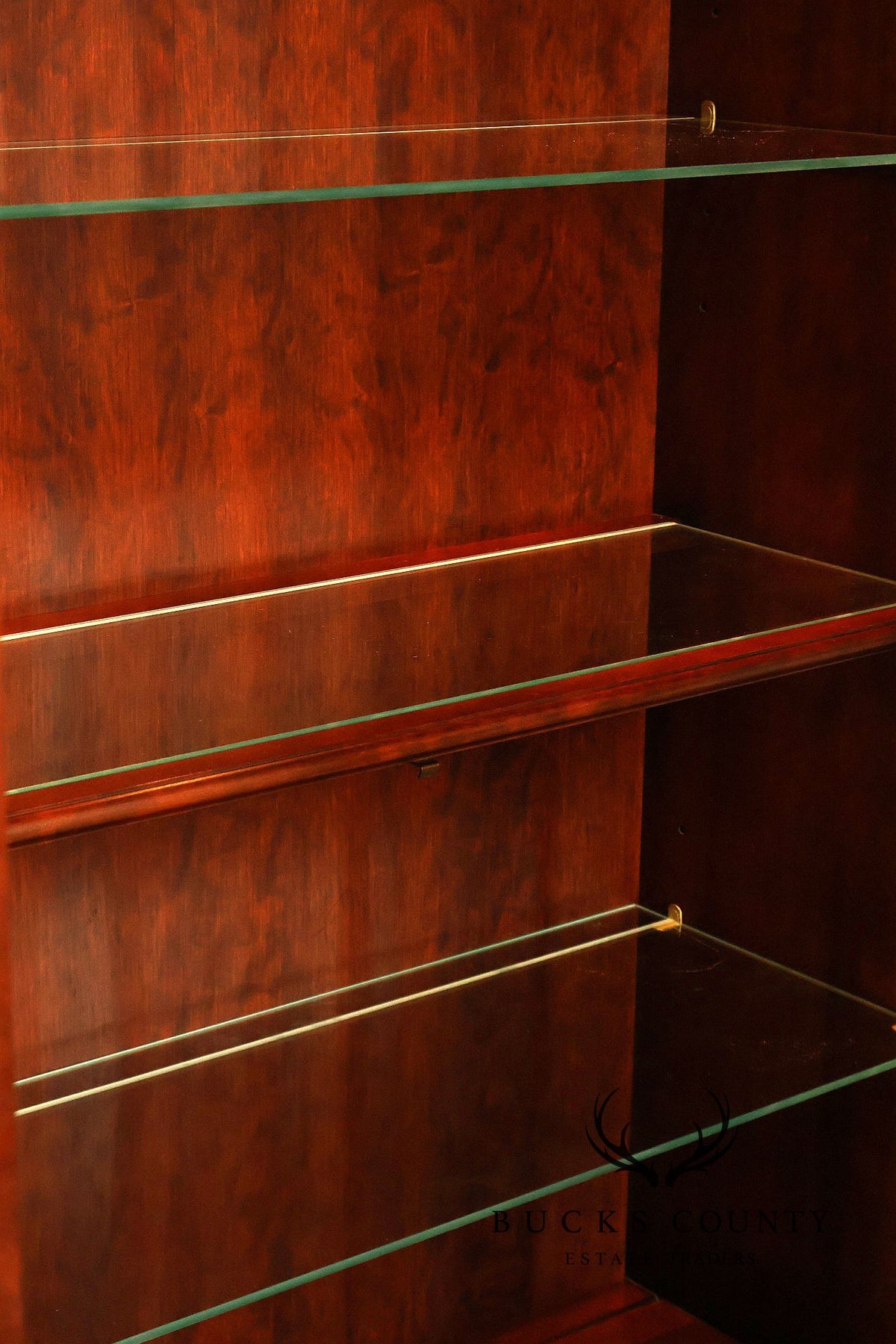 Statton Trutype Americana Cherry Breakfront China Cabinet