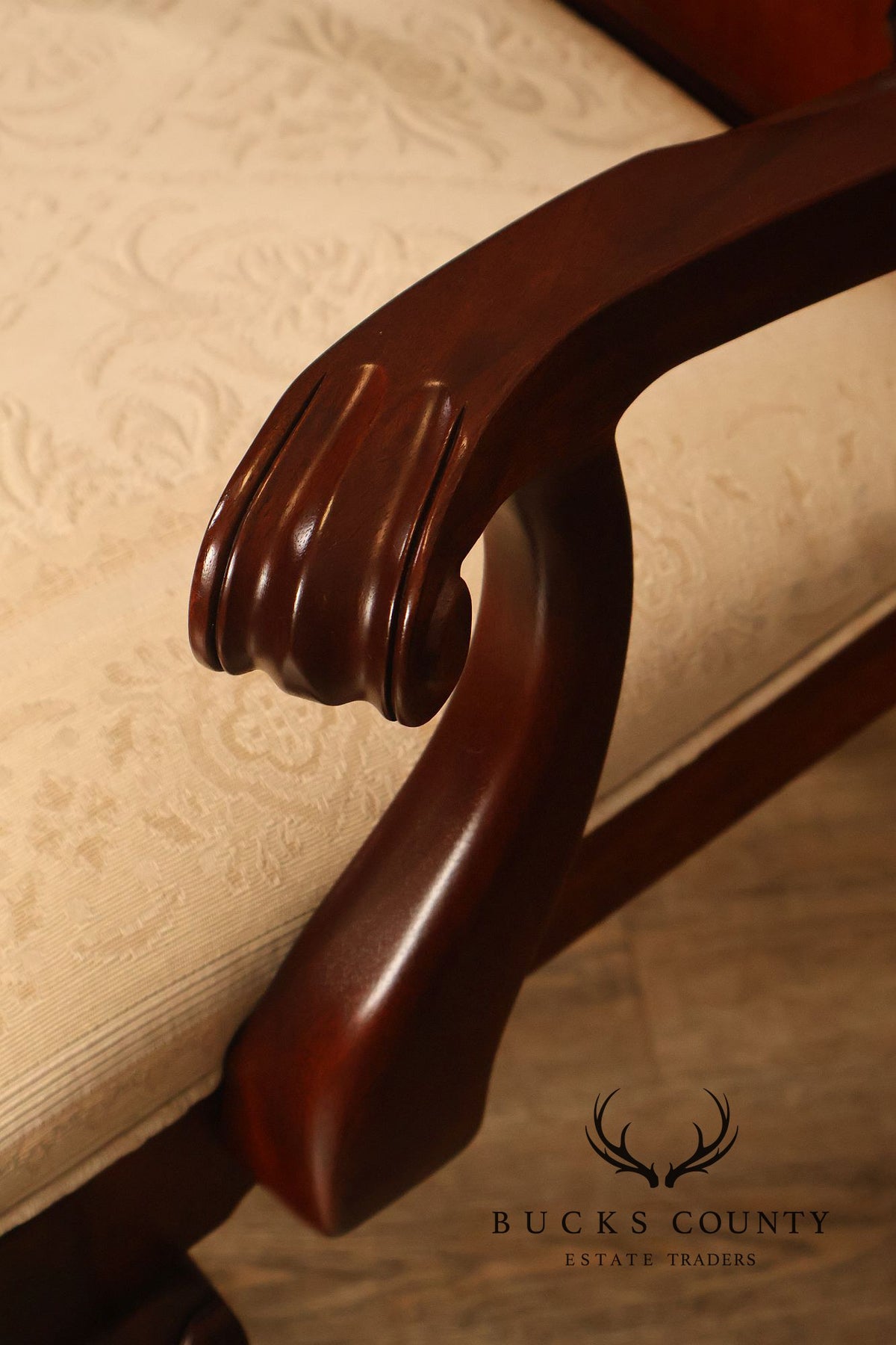 Ethan Allen '18th Century Mahogany' Set of Eight Dining Chairs
