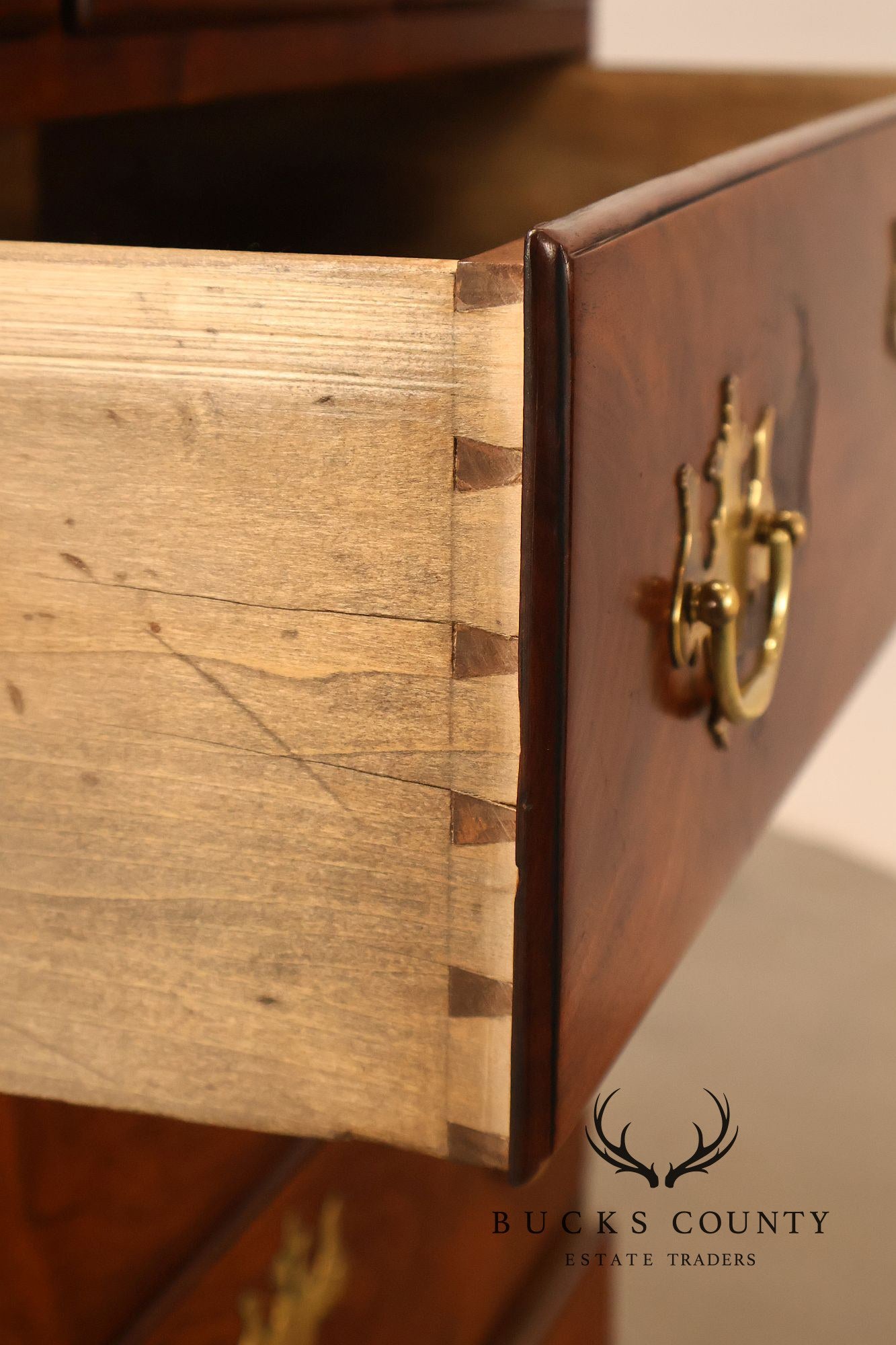 Chippendale Style Walnut Highboy Chest Of Drawers