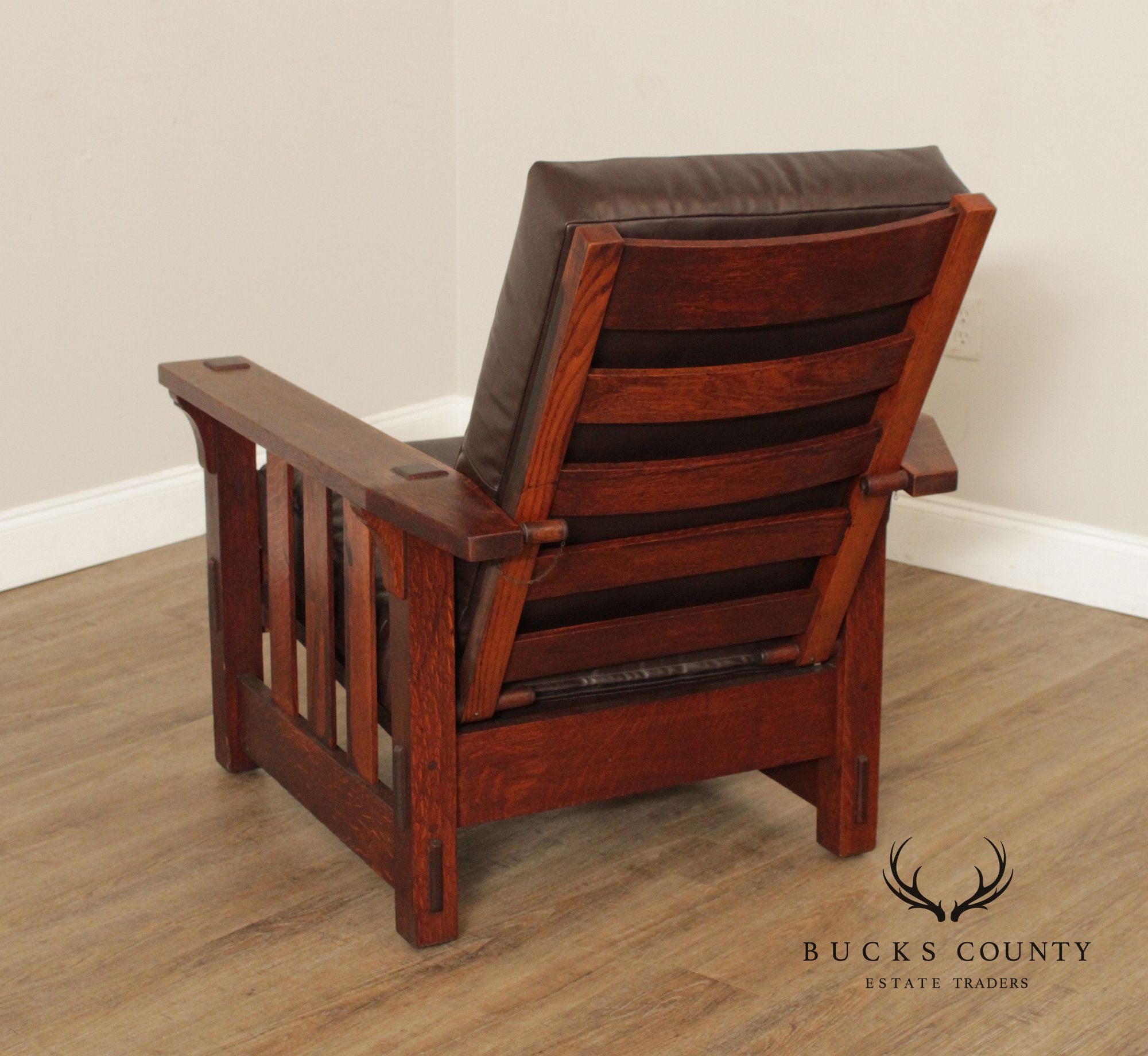 Stickley Brothers Quaint Furniture Antique Mission Oak Morris Chair