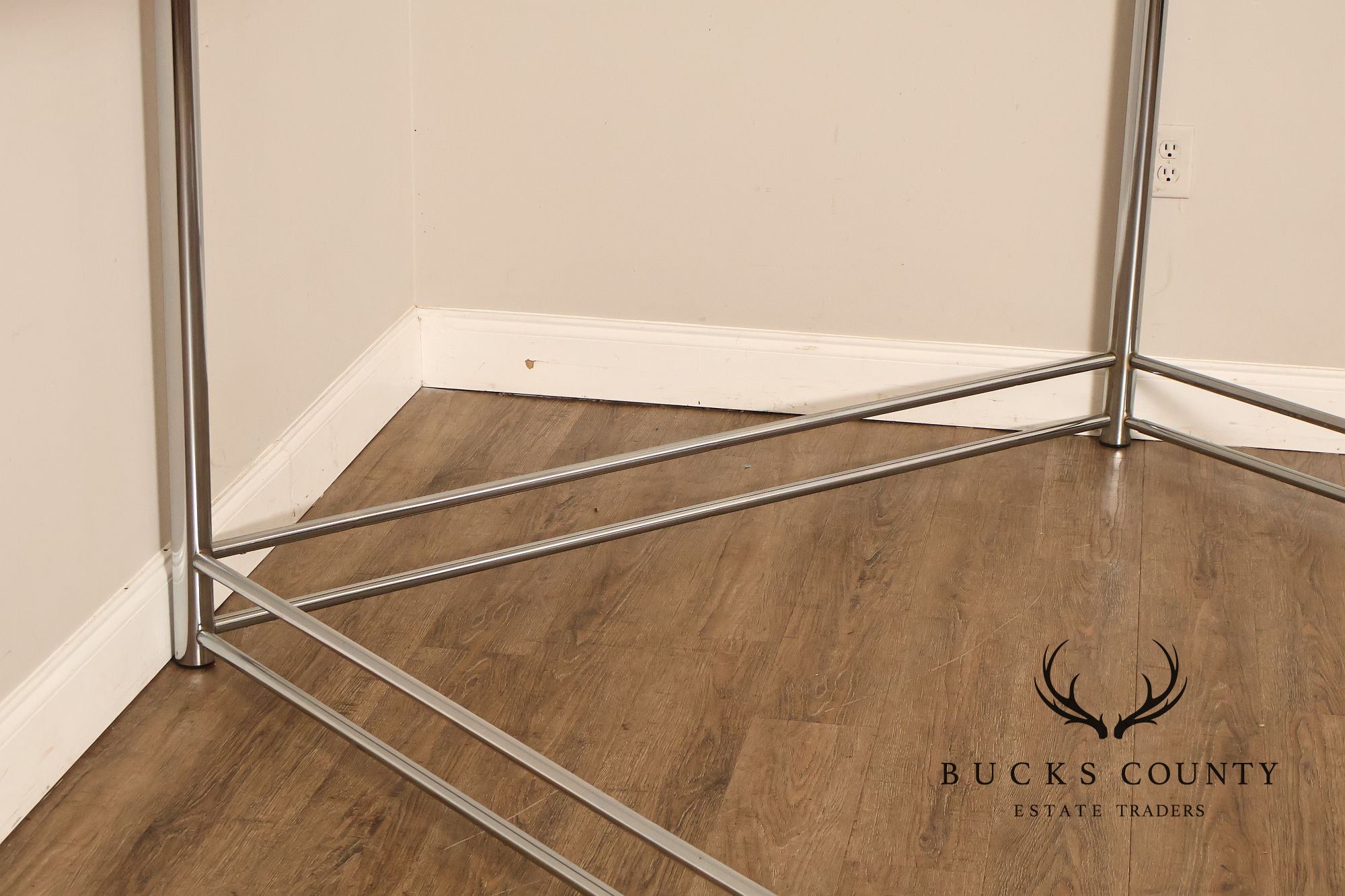Modern Steel Queen Size Canopy Bedframe