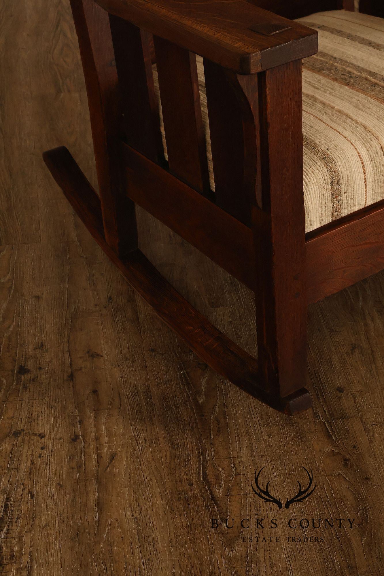 Antique Lifetime Furniture Mission Oak Rocking Chair