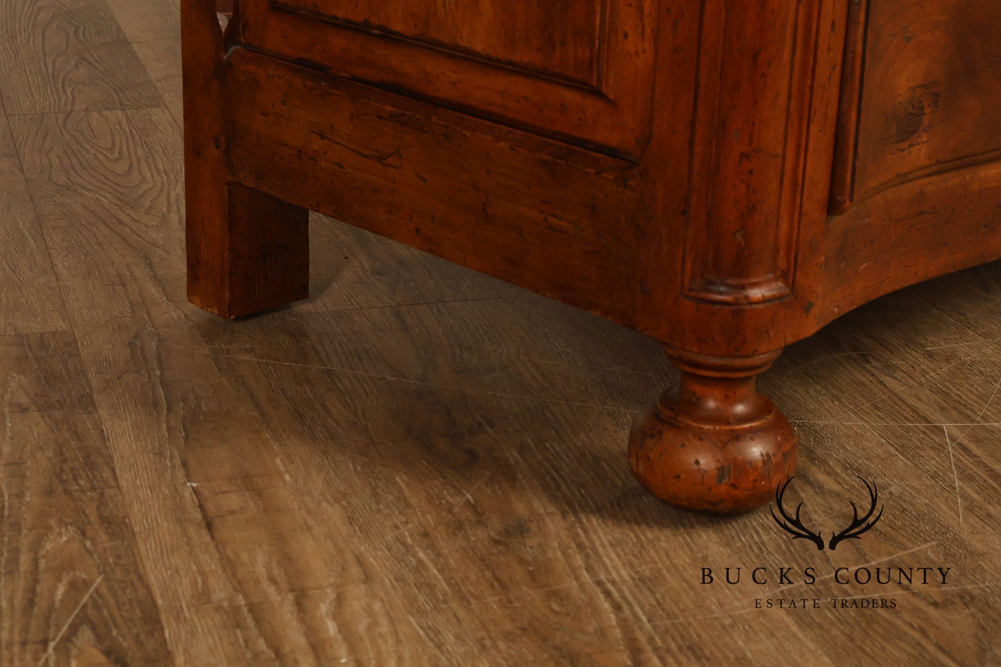 Don Ruseau Custom Continental Style Walnut Chest Of Drawers