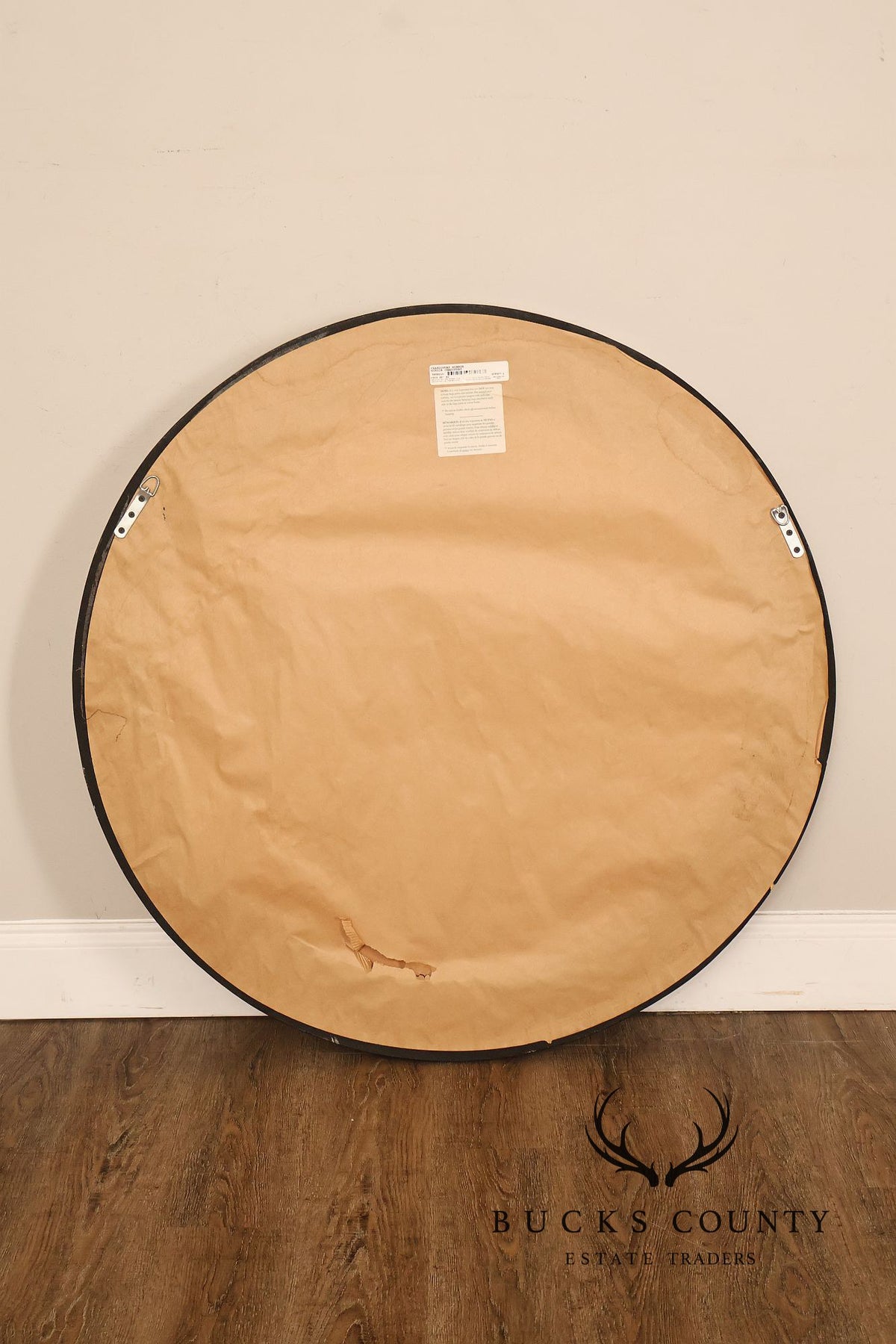 The Bombay Company 'Chardonnay' Round Carved Wall Mirror