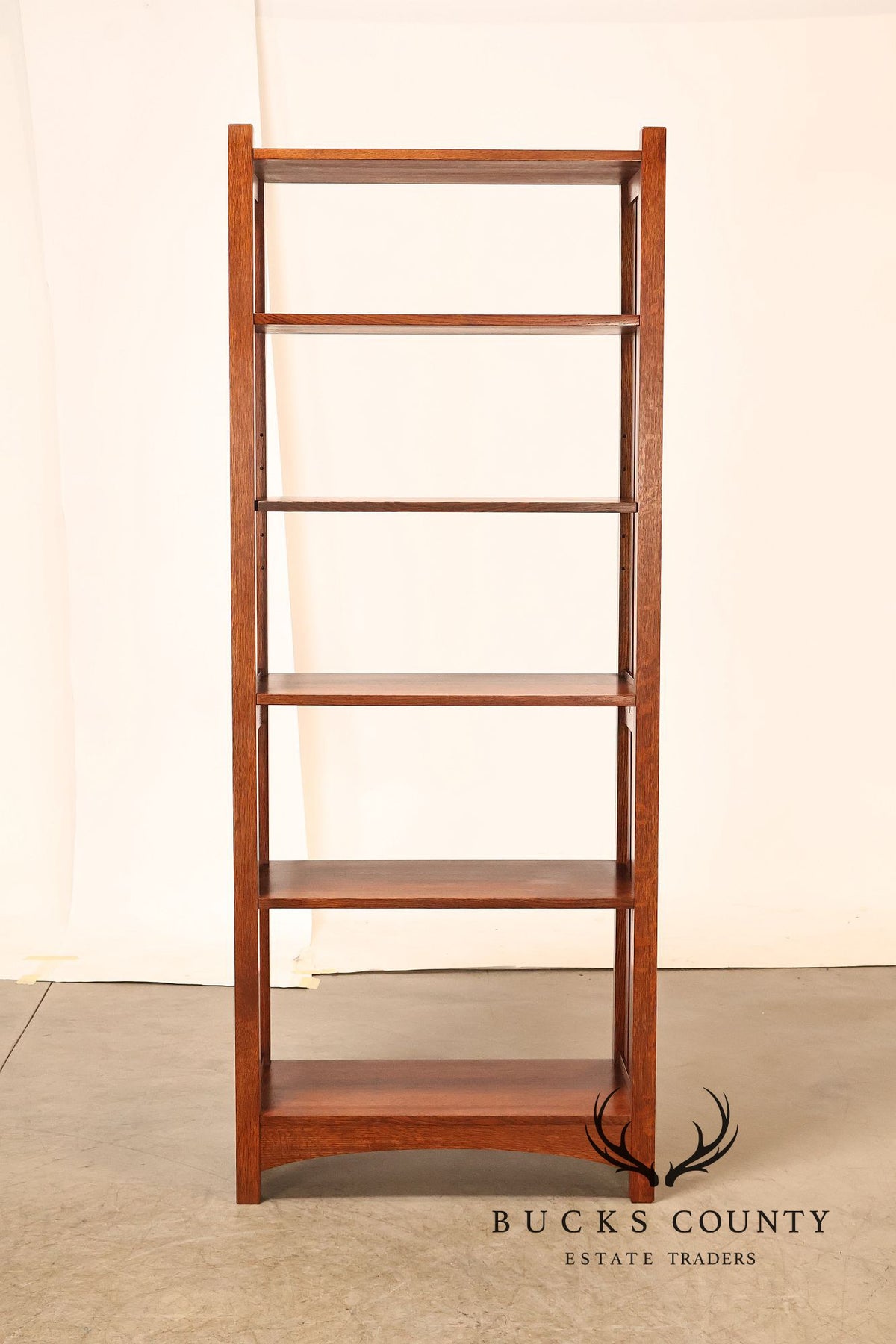 Stickley Mission Collection Oak Open Bookcase