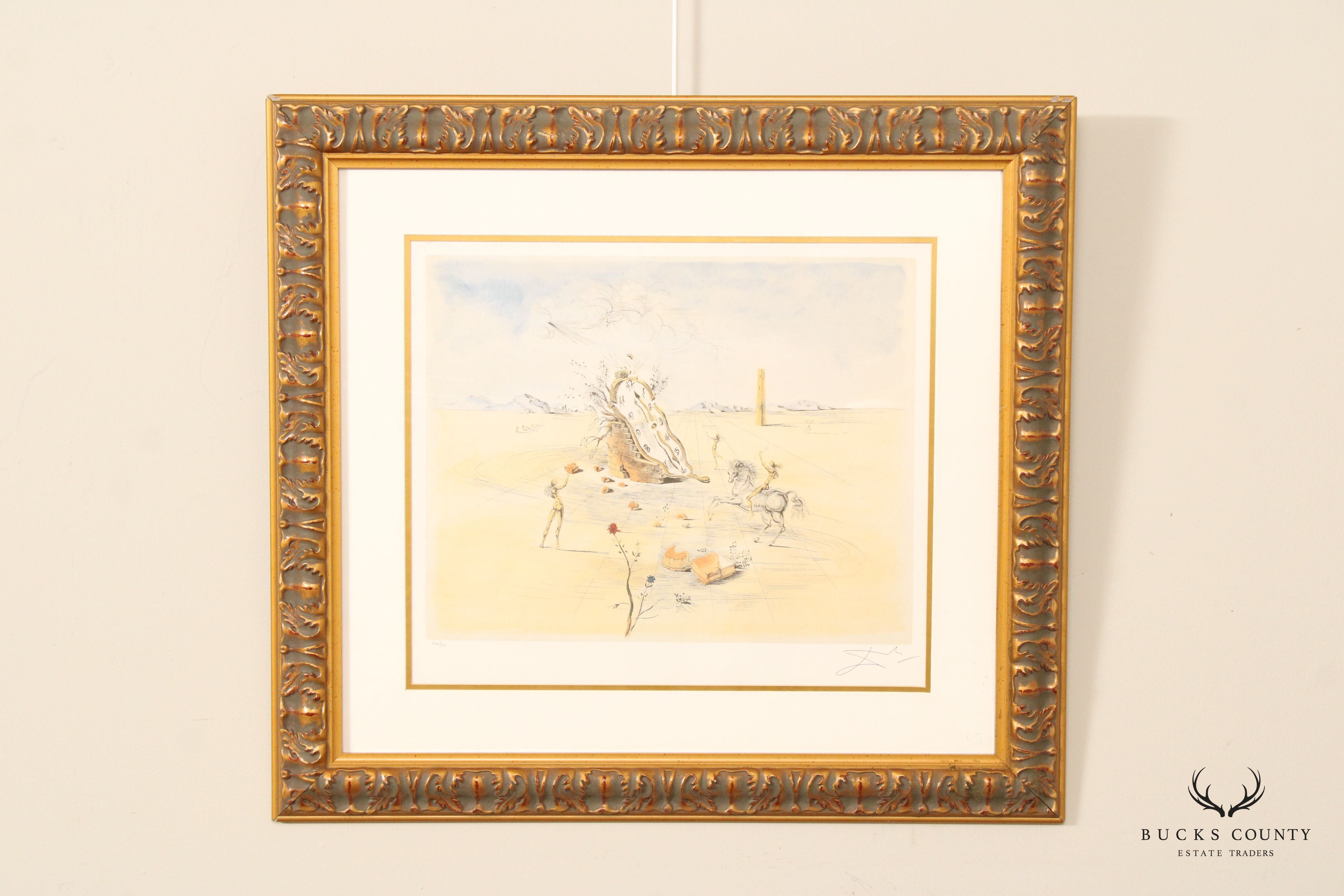 Salvador Dali 'Cosmic Horseman' Limited Edition Lithograph