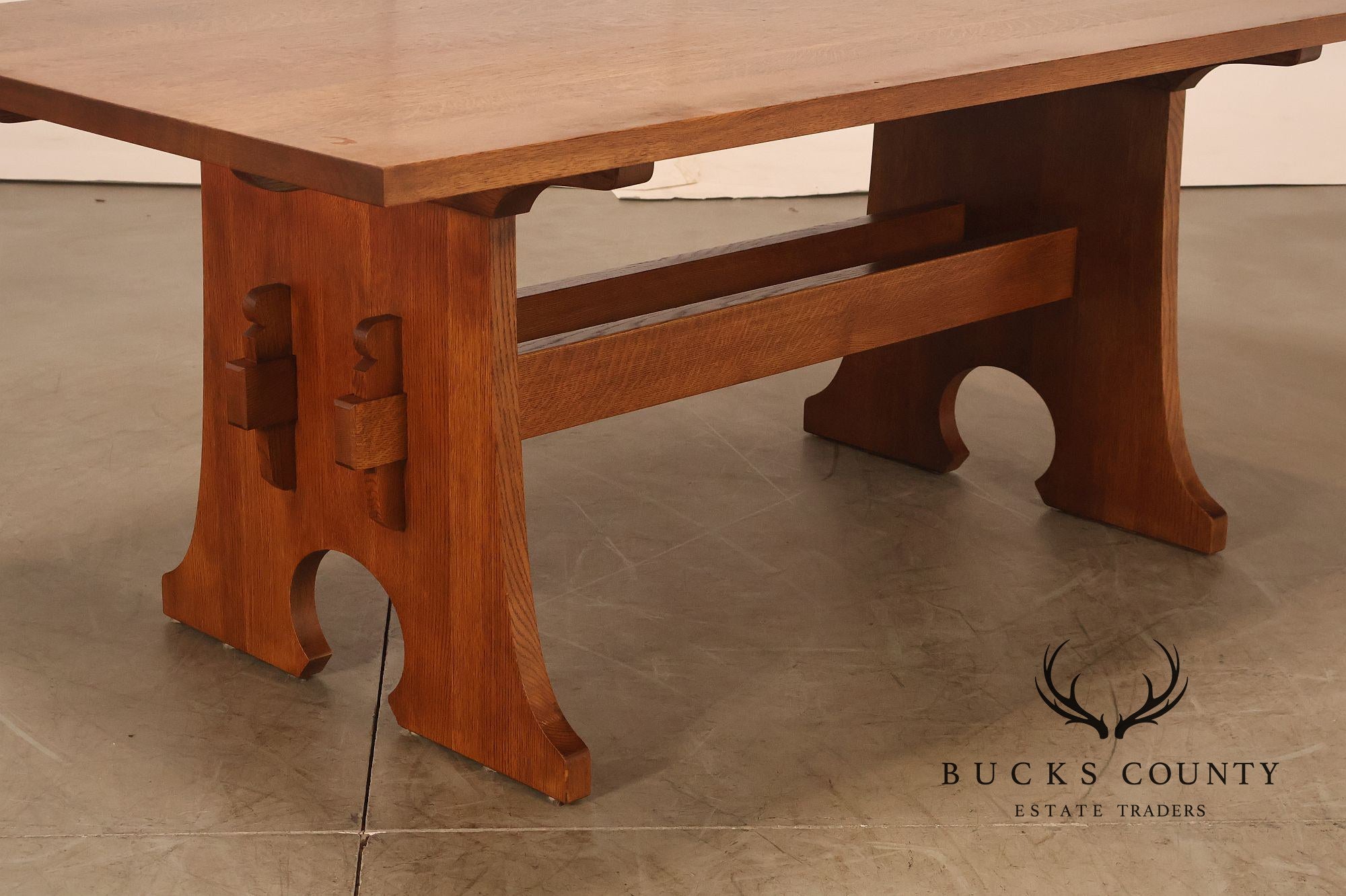 Stickley Mission Collection Oak Extension Dining Table