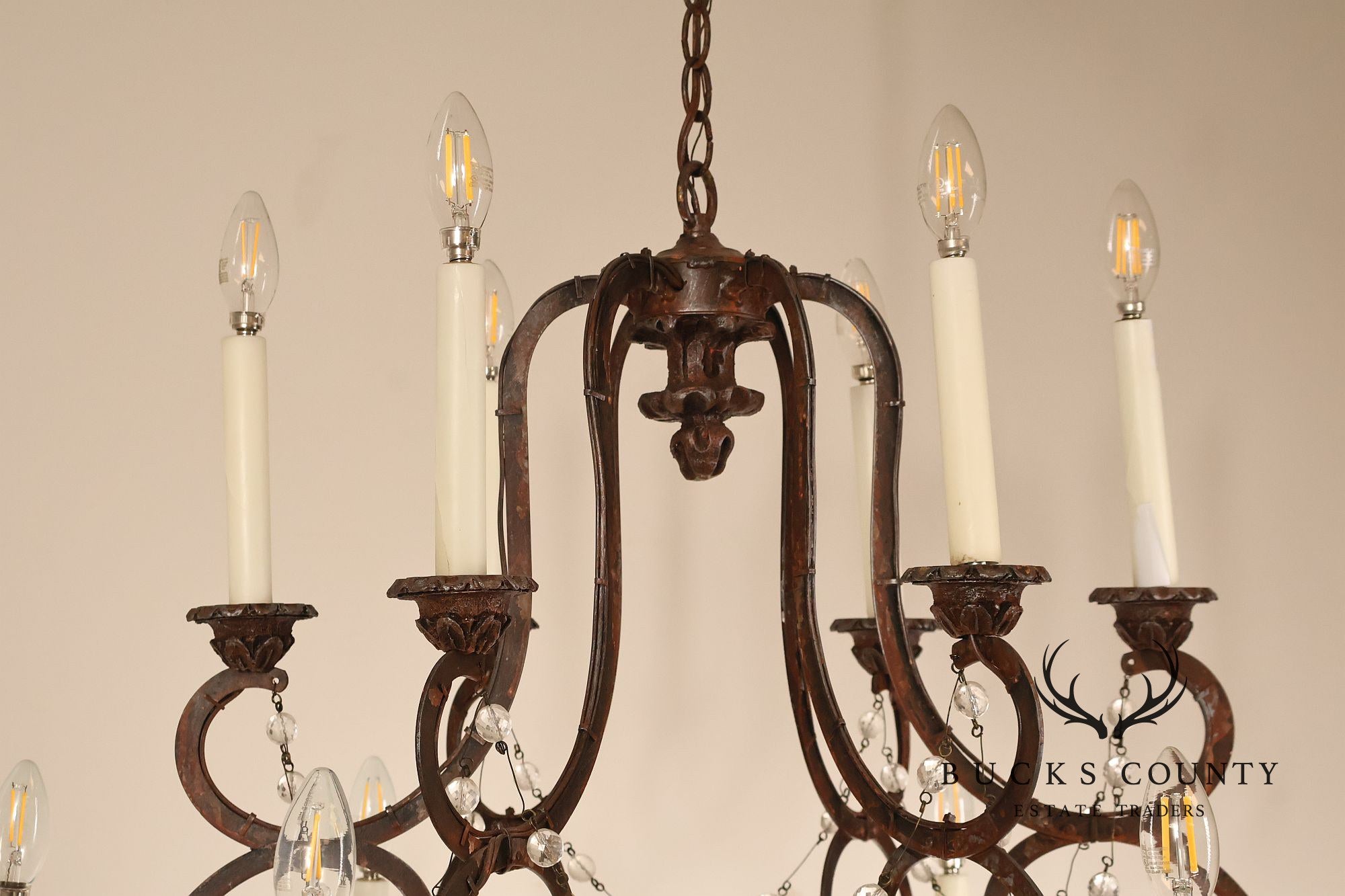 Niermann Weeks Avignon Iron Chandelier