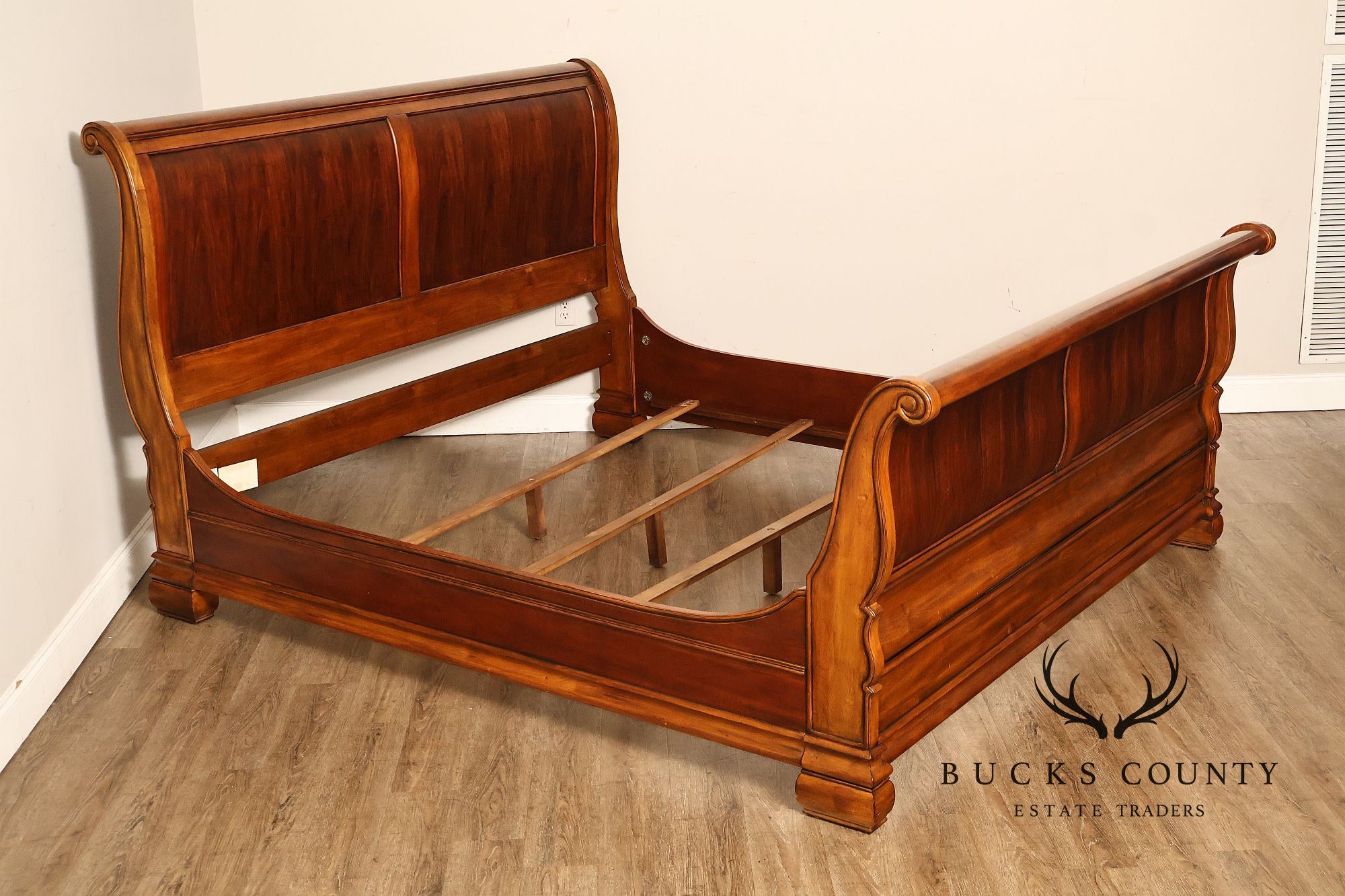 Ethan Allen Tuscany Collection King Size Sleigh Bed