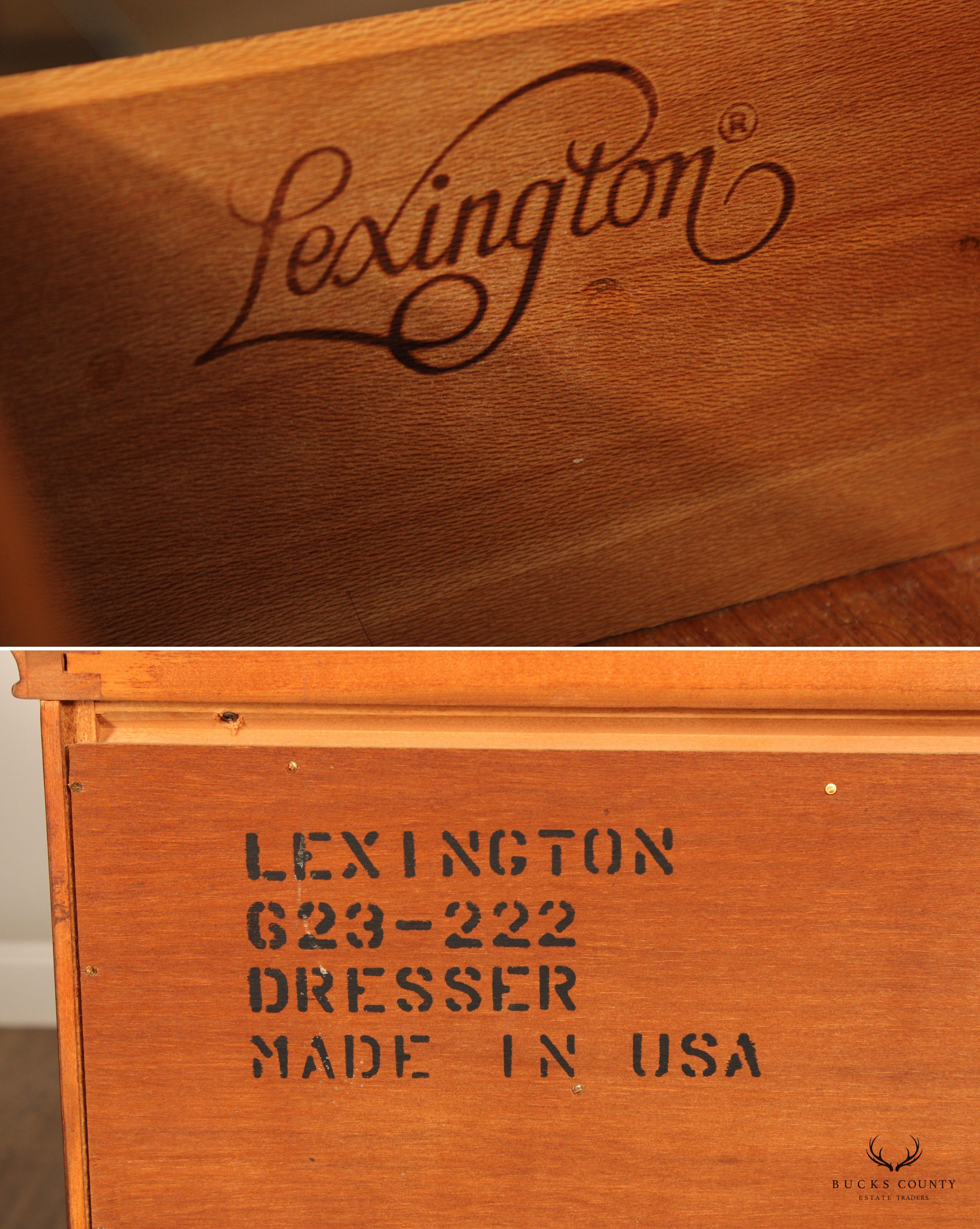 Lexington Georgian Style Cherry Double Chest