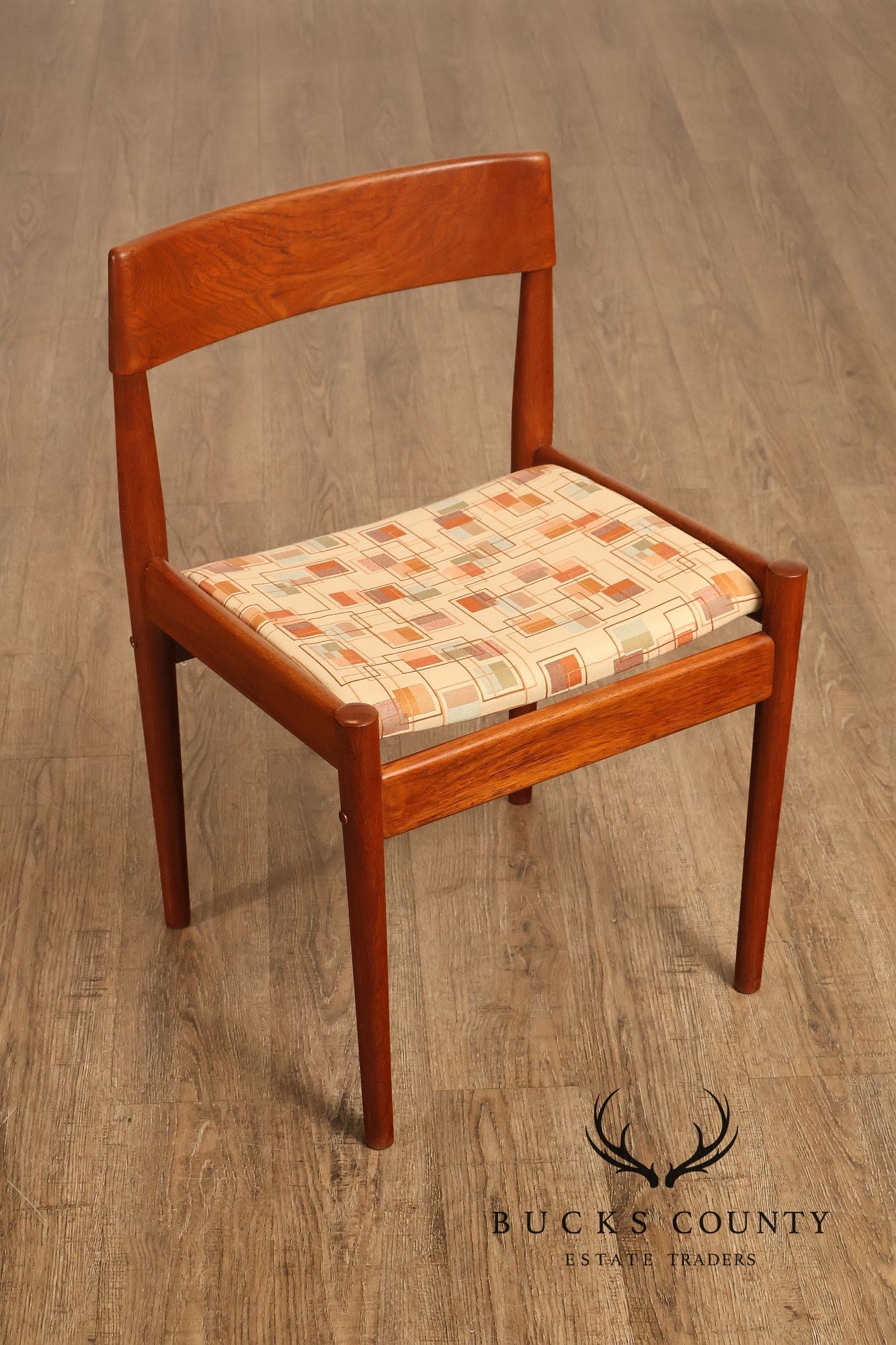 Danish Modern Set Of Eight Compatible Teak Dining Chairs