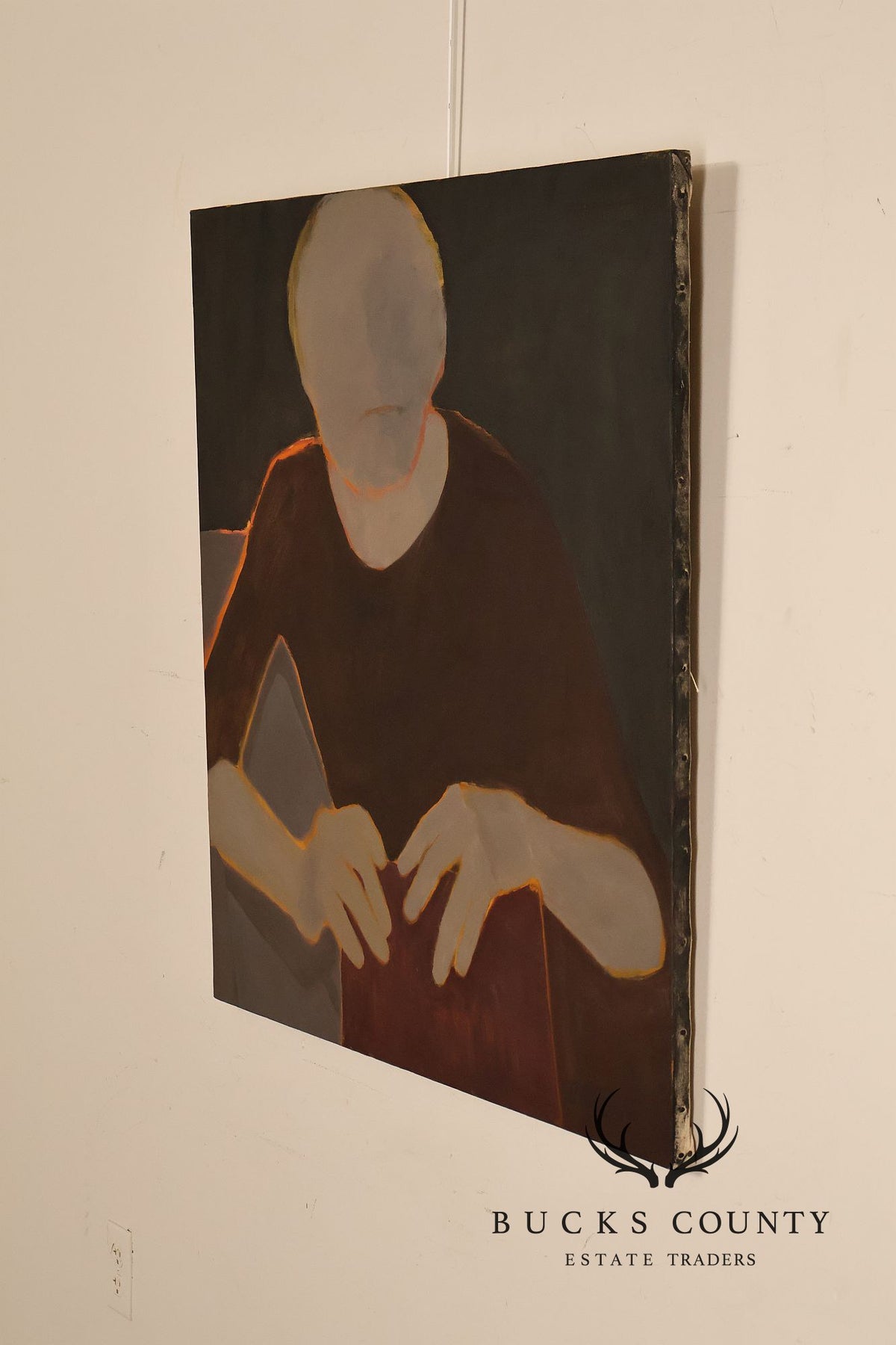 Anne Cooper Dobbins Oil Painting,  'Woman With Her Purse'