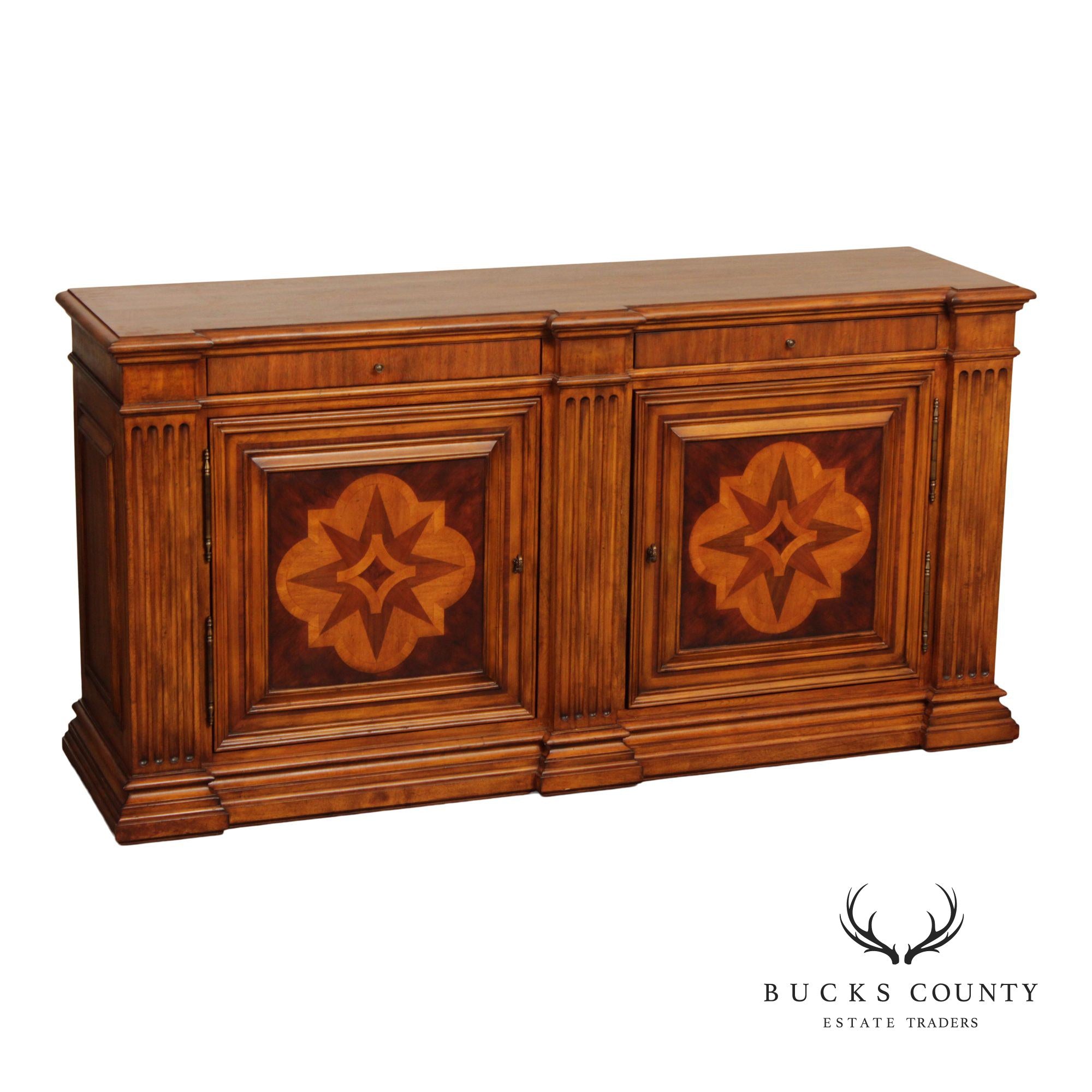 Ethan Allen 'Lombard' Marquetry Sideboard