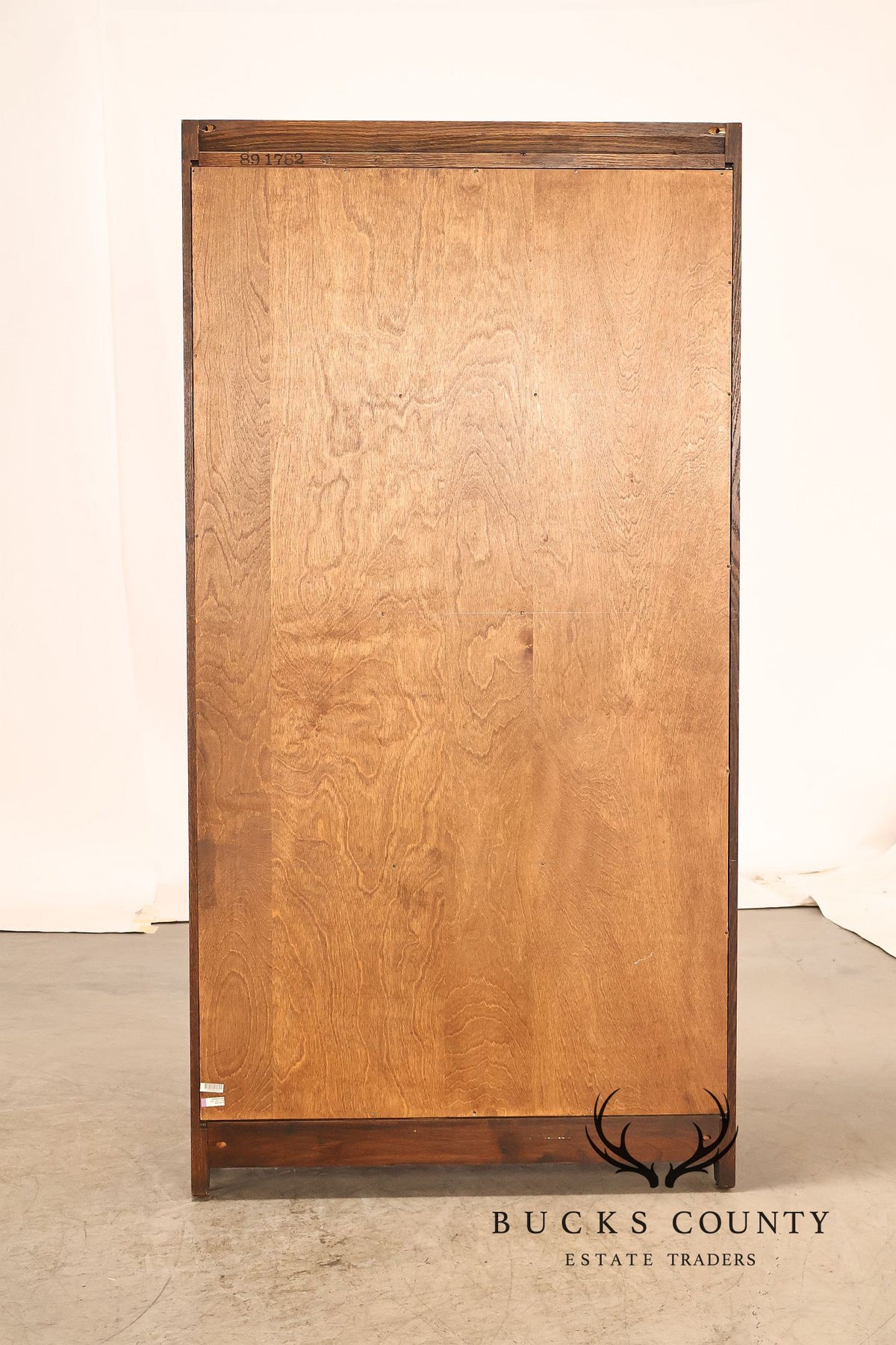 Stickley Mission Collection Oak Four-Section Barrister Bookcase