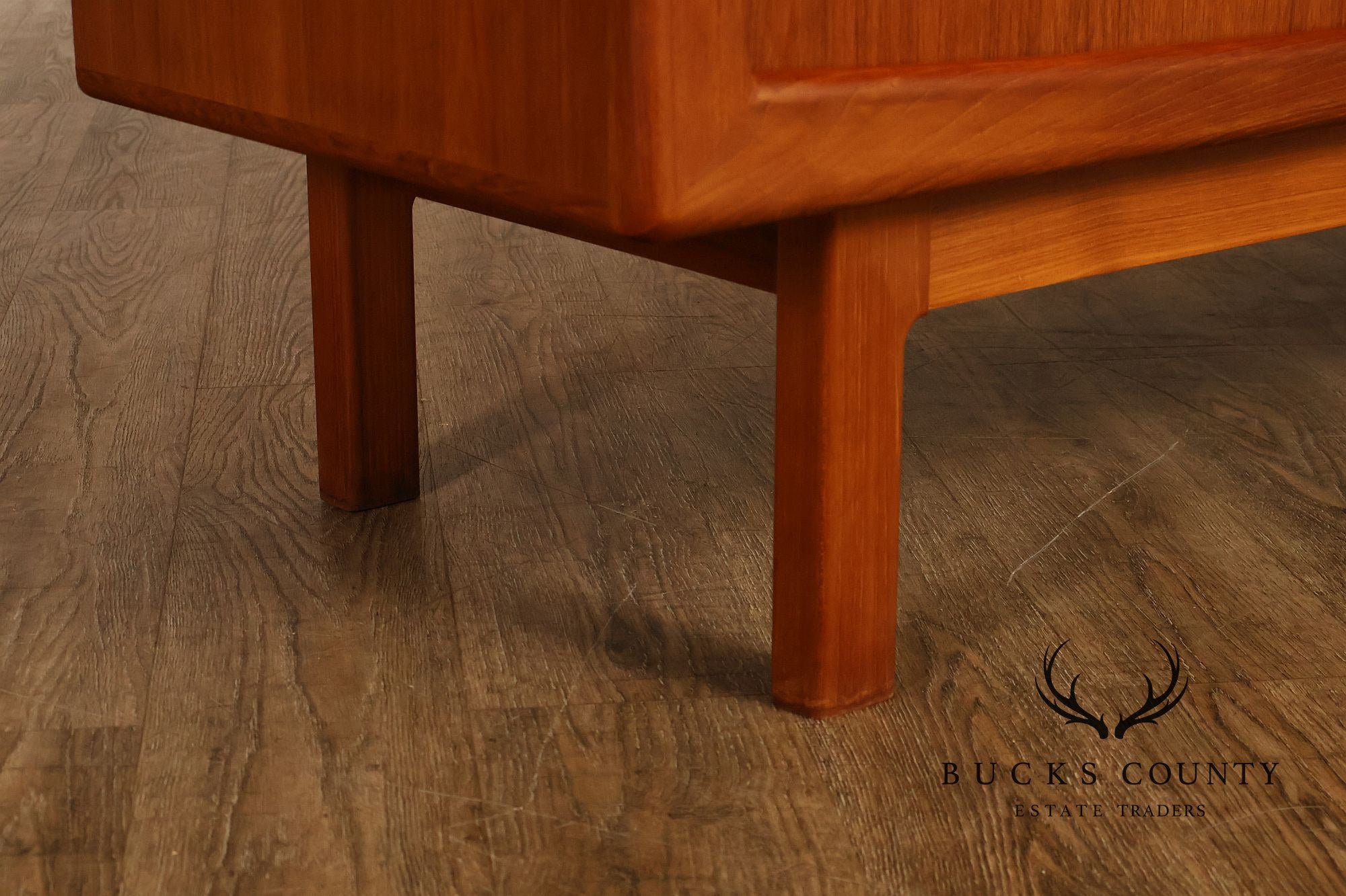 Danish Modern Teak Credenza By H.P. Hansen