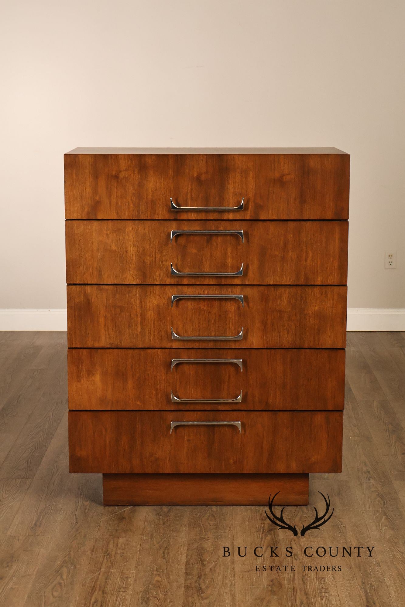 Adrian Pearsall For Craft Associates Mid Century Modern Walnut High Chest