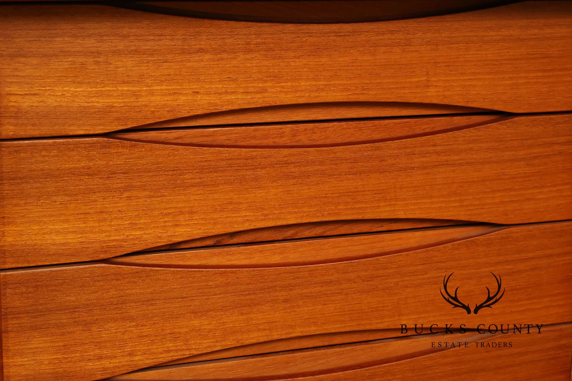 Danish Modern Teak Credenza By H.P. Hansen