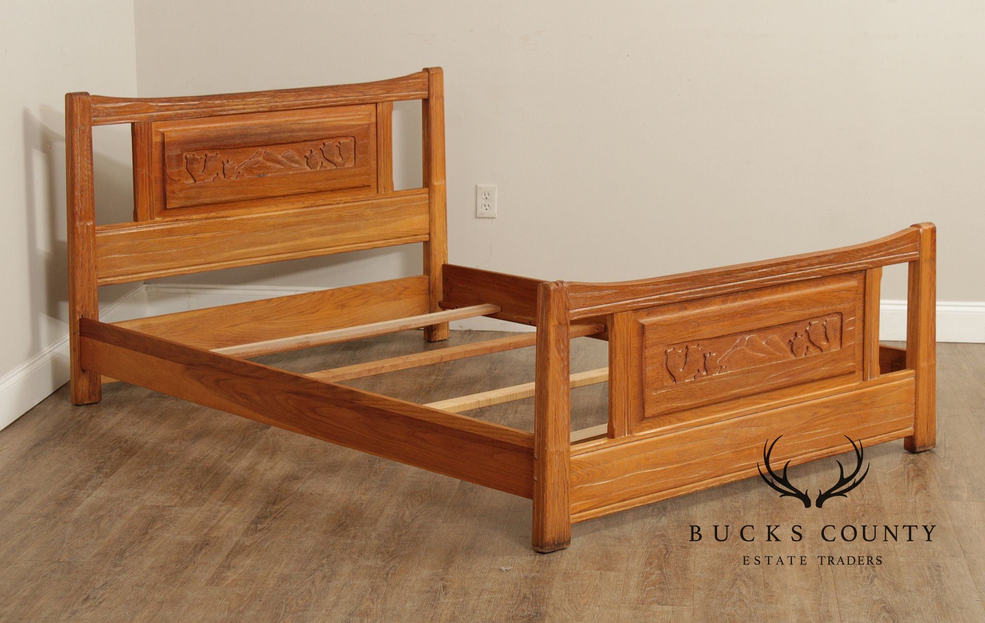 Brandt Ranch Oak Vintage Full Size Bed