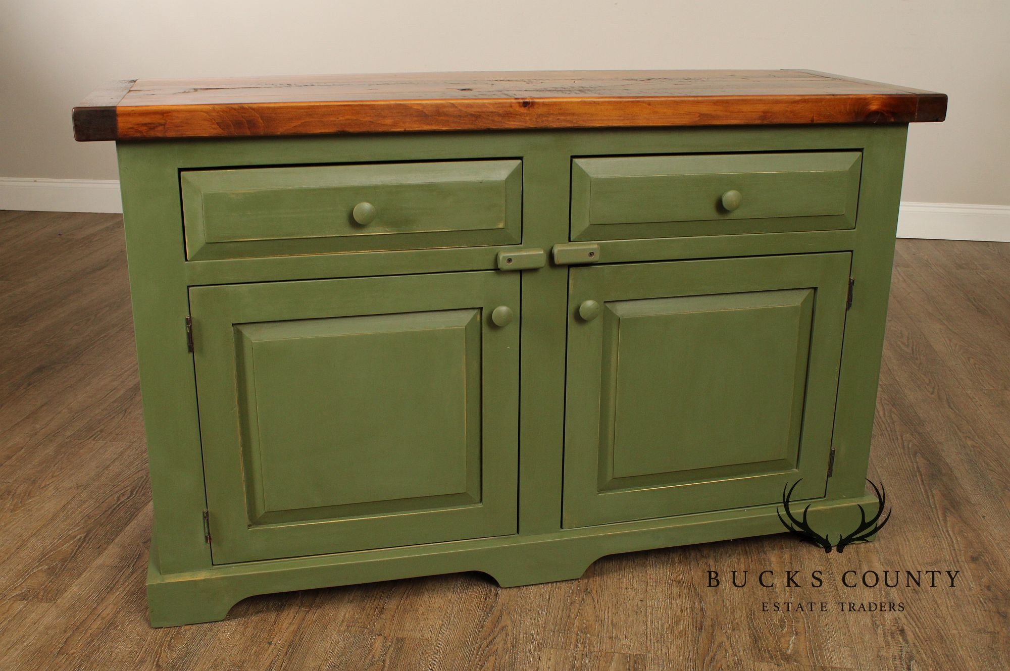 Farmhouse Style Painted Buffet Server