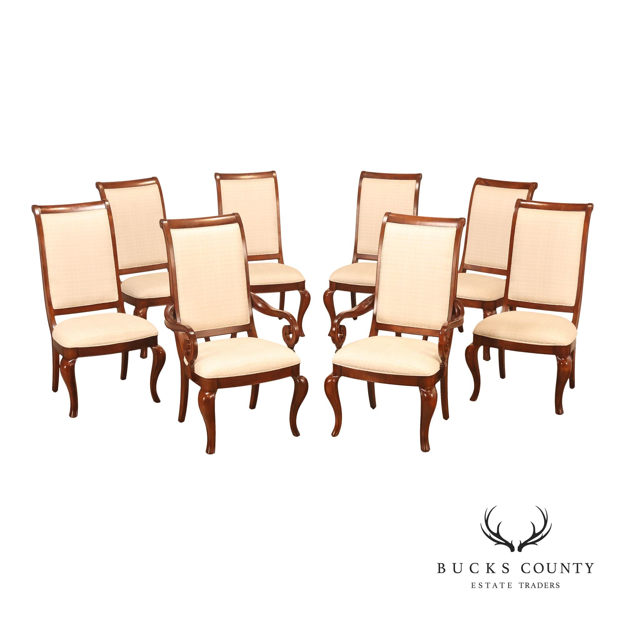 Pennsylvania House Set Of Eight French Style Dining Chairs