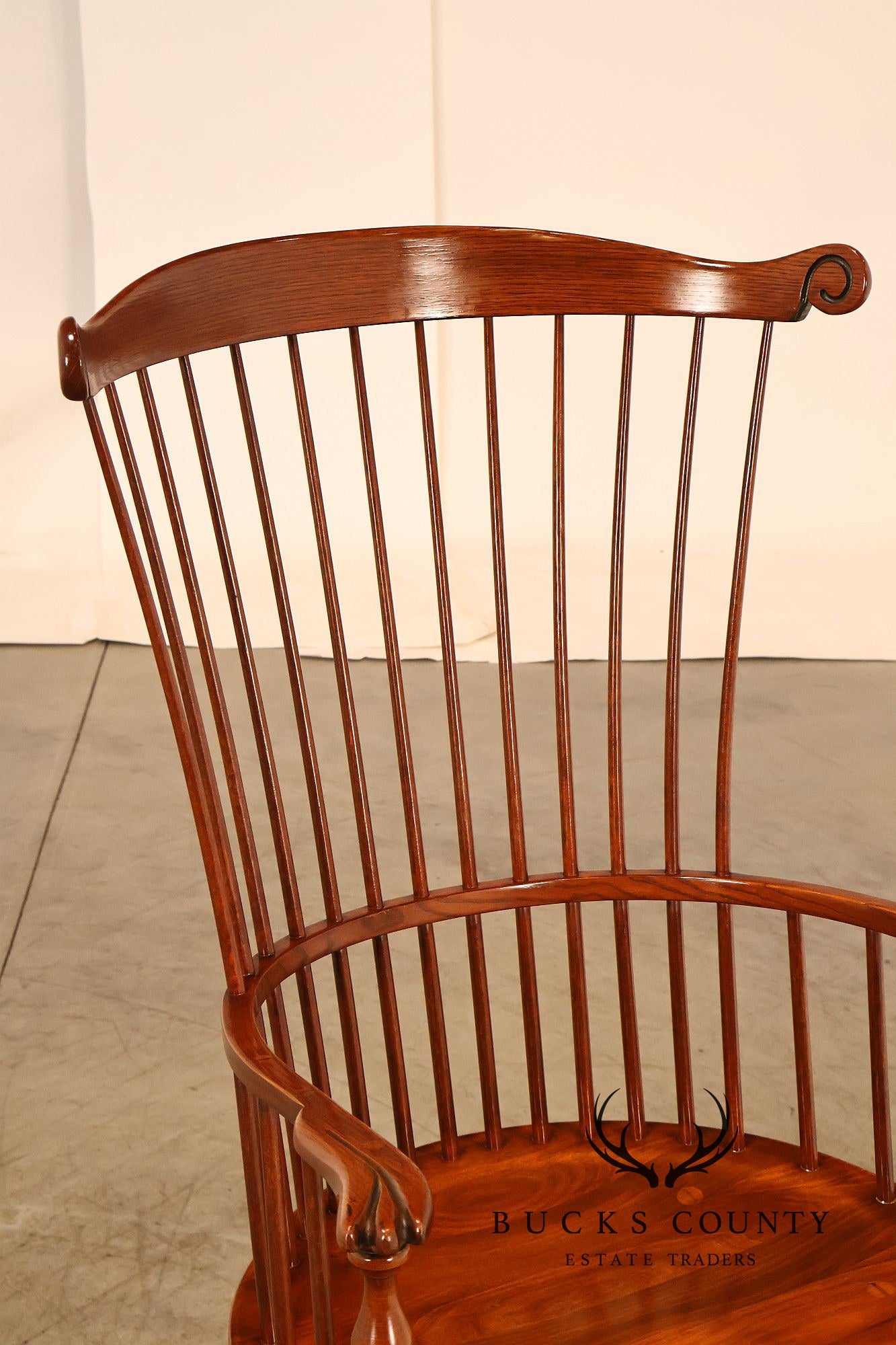 Frederick Duckloe Cherry Comb-Back Windsor Armchair