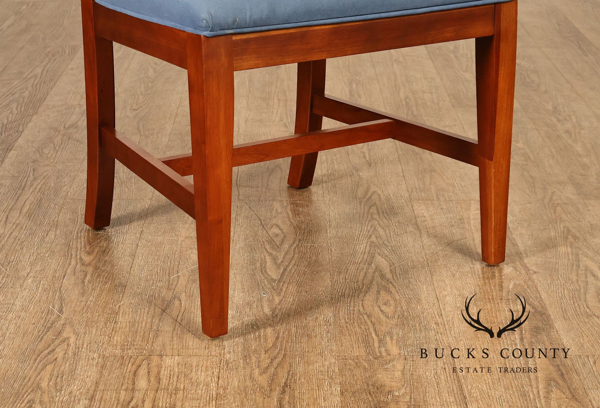 Ethan Allen 'American Impressions' Set of Eight Cherry Dining Chairs