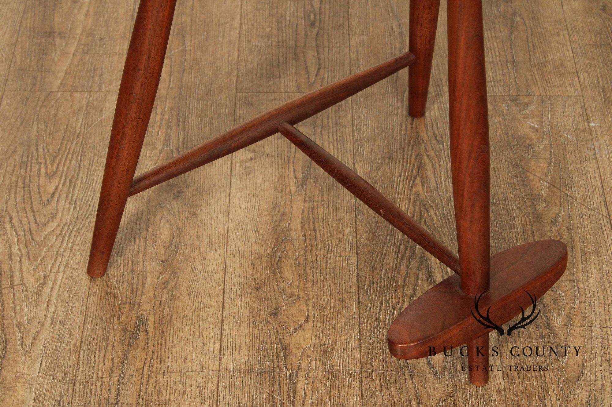 George Nakashima Pair of Walnut 'Mira' Stools